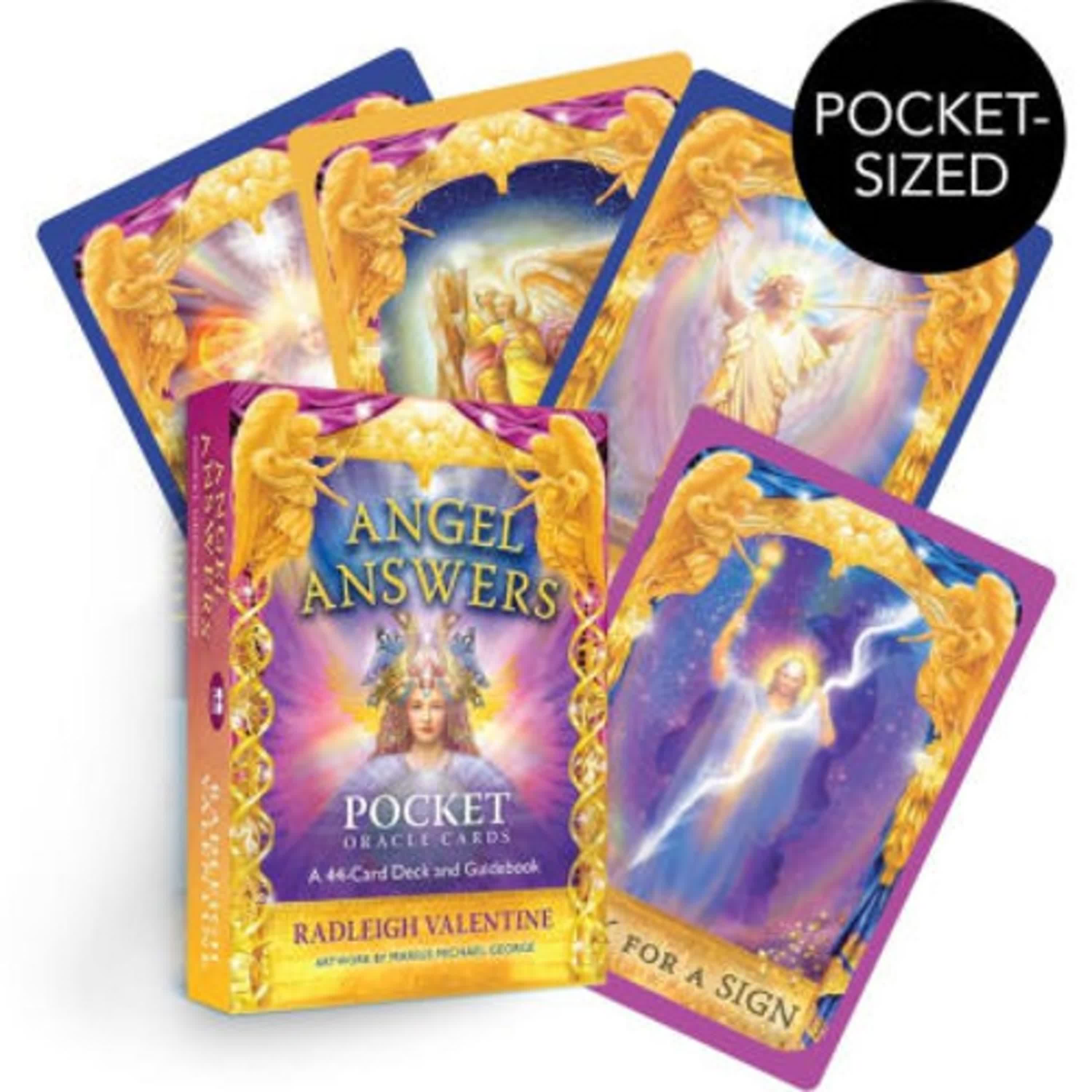 PDF [Download] Angel Answers Pocket Oracle Cards: A 44-Card Deck and Guidebook by Radleigh Valentine