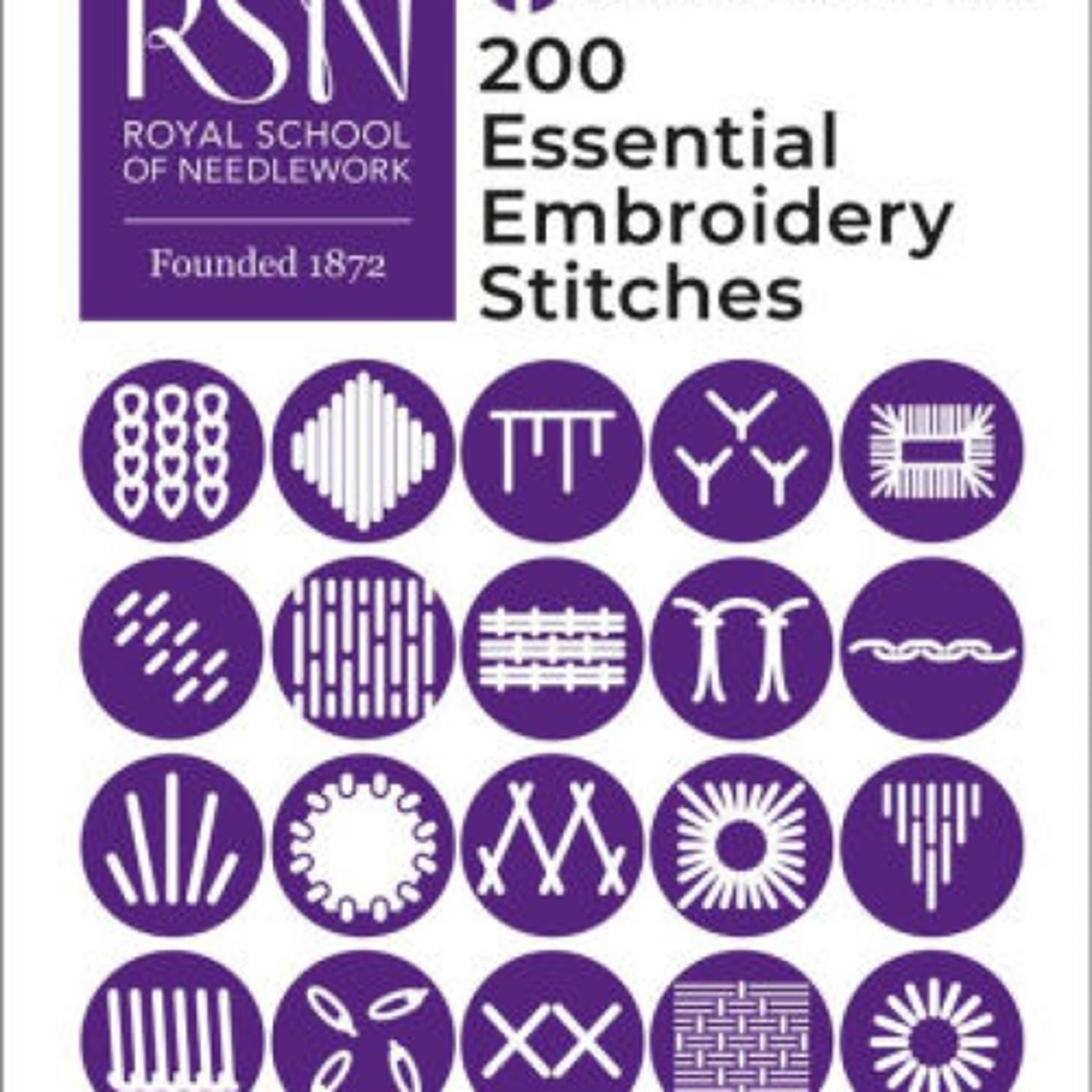 RSN Stitch Bank: 200 Essential Embroidery Stitches by The Royal School of Needlework, Susan Kay-williams on Ipad