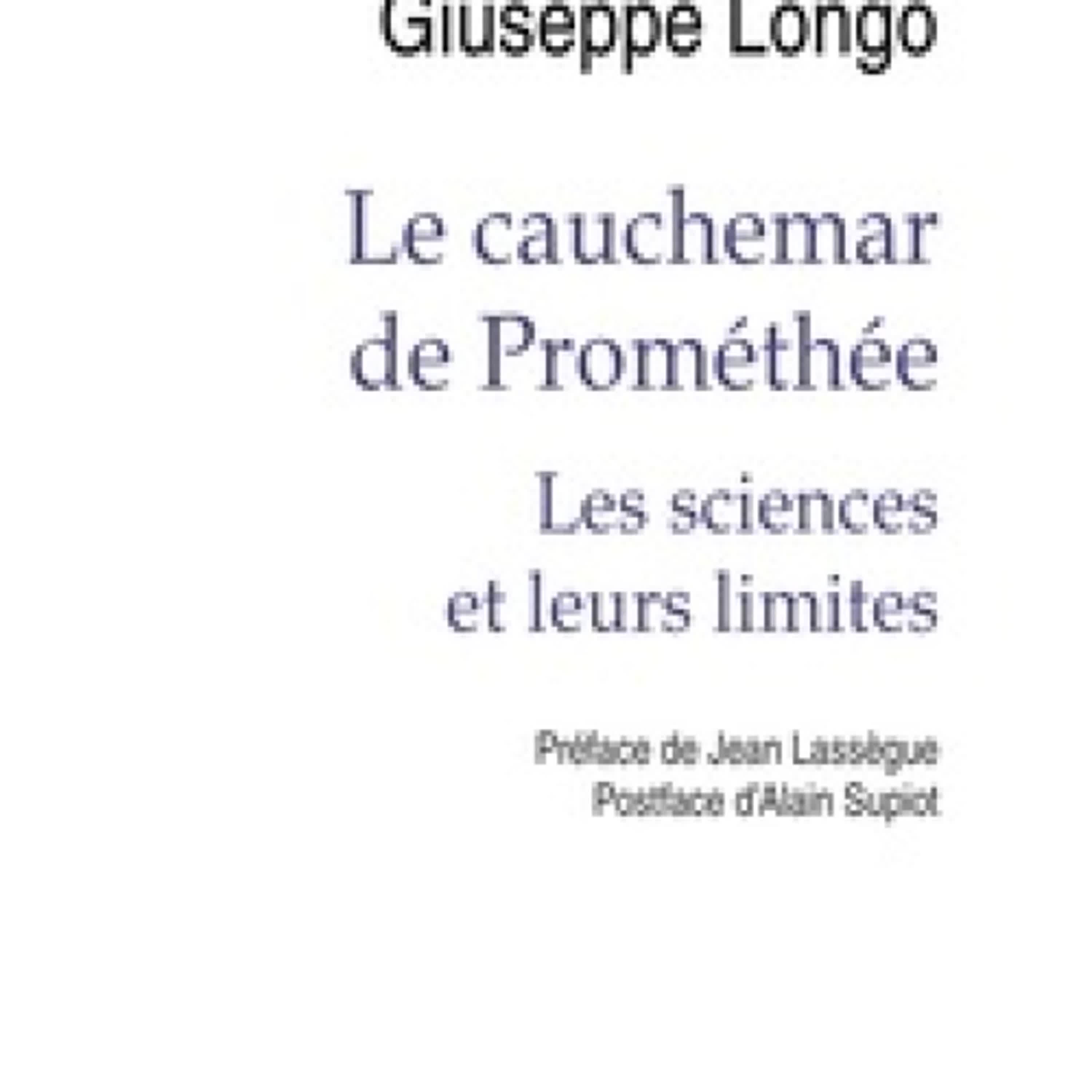 TÉLÉCHARGER [PDF] {EPUB} Le cauchemar de Promethée  - Les sciences et leurs limites
