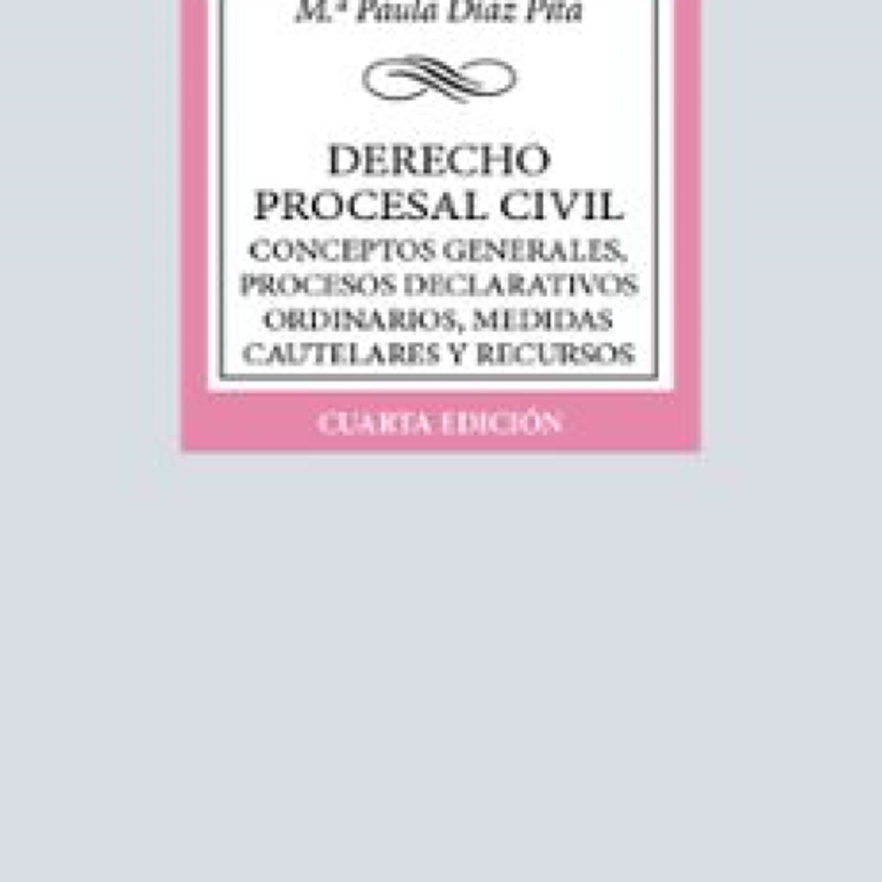 [PDF/Kindle] DERECHO PROCESAL CIVIL (4ª ED.) descargar gratis