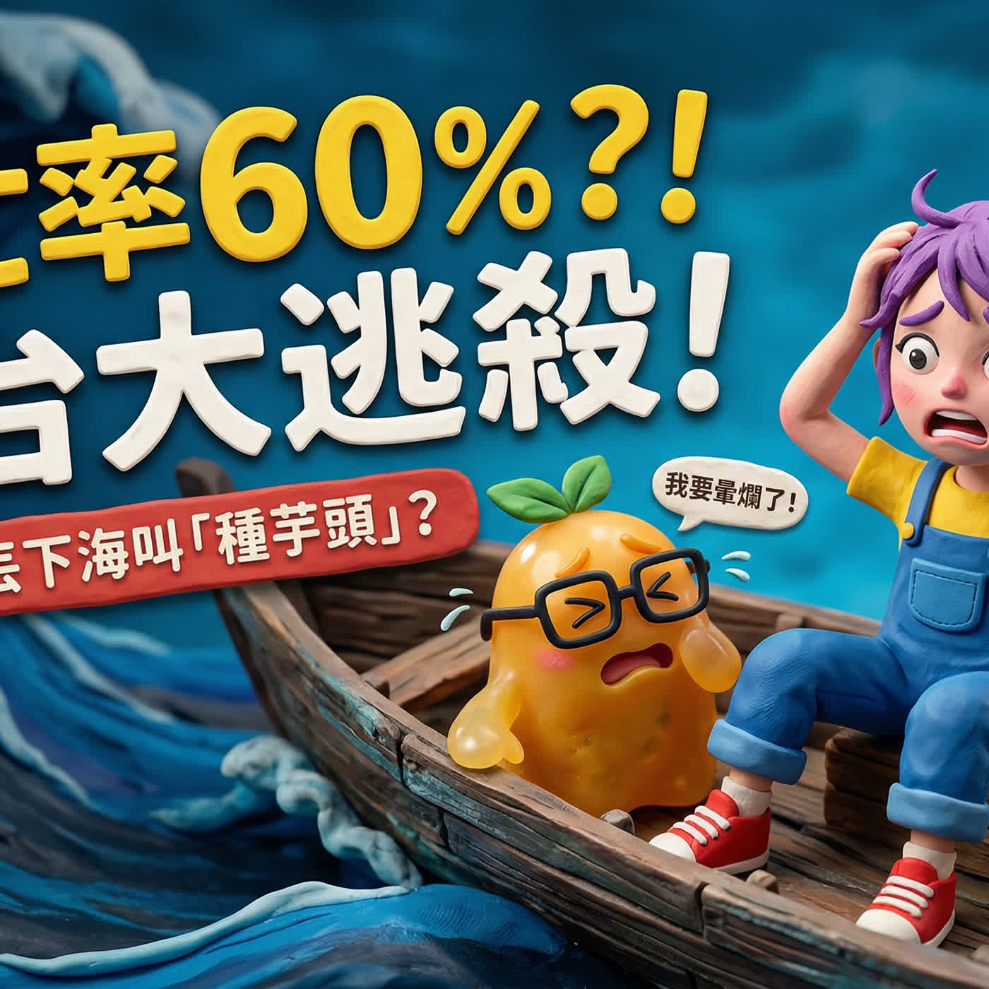 死亡率高達60%！活人丟下海叫「種芋頭」？揭開台灣史上最殘酷的黑水溝偷渡大逃殺 🌊｜六號叔叔社會特快車