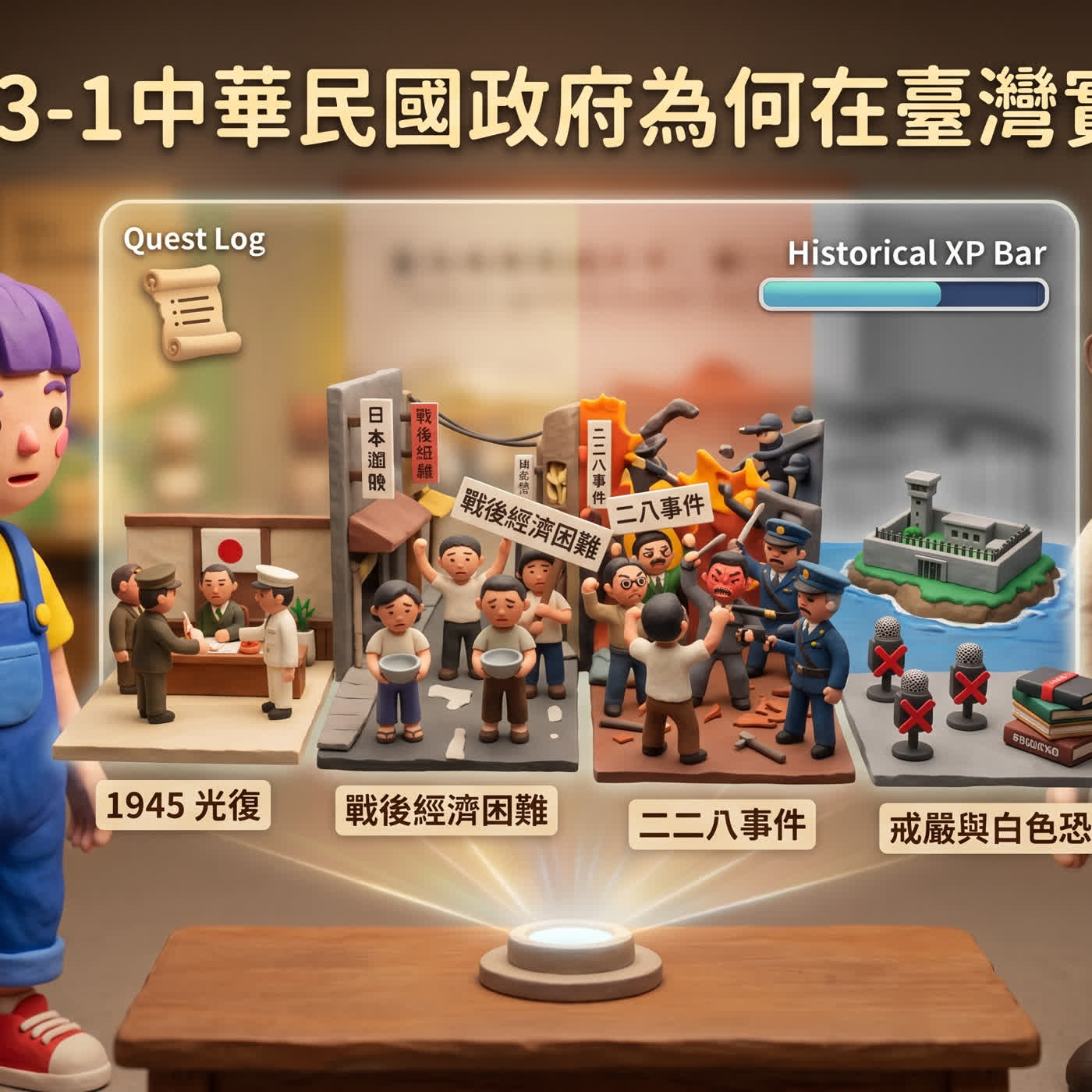 死背228、戒嚴?社會課超難破?這集帶你直搗歷史副本! #翰林五下3-1中華民國政府為何在臺灣實施戒嚴?