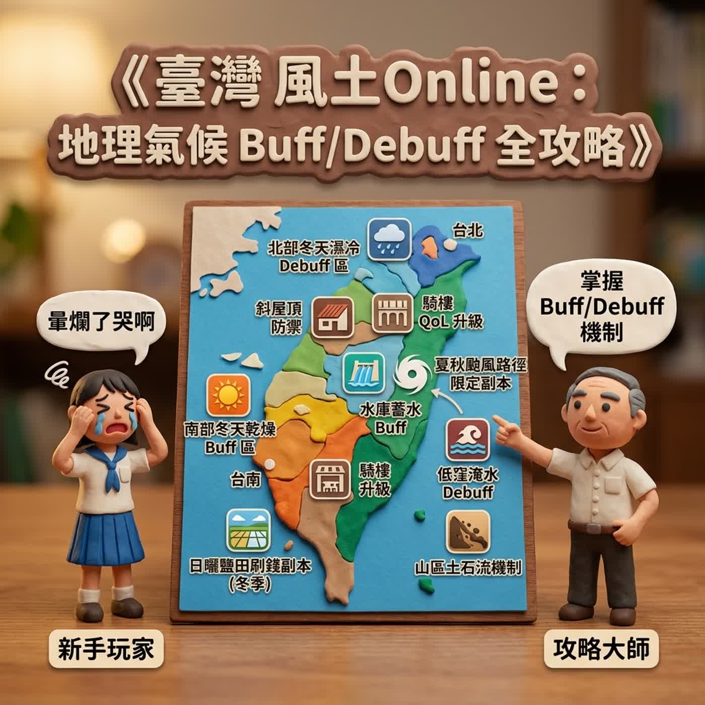 [康軒社會5上2-2]臺灣氣候Online：颱風是BOSS？季風是Buff？國小社會這樣學超有趣