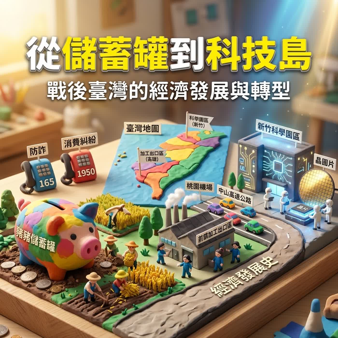 [翰林社會六上期中段考複習大補帖]不背課本！段考大魔王攻略：從美援麵粉到矽島，破解臺灣經濟與理財防詐陷阱