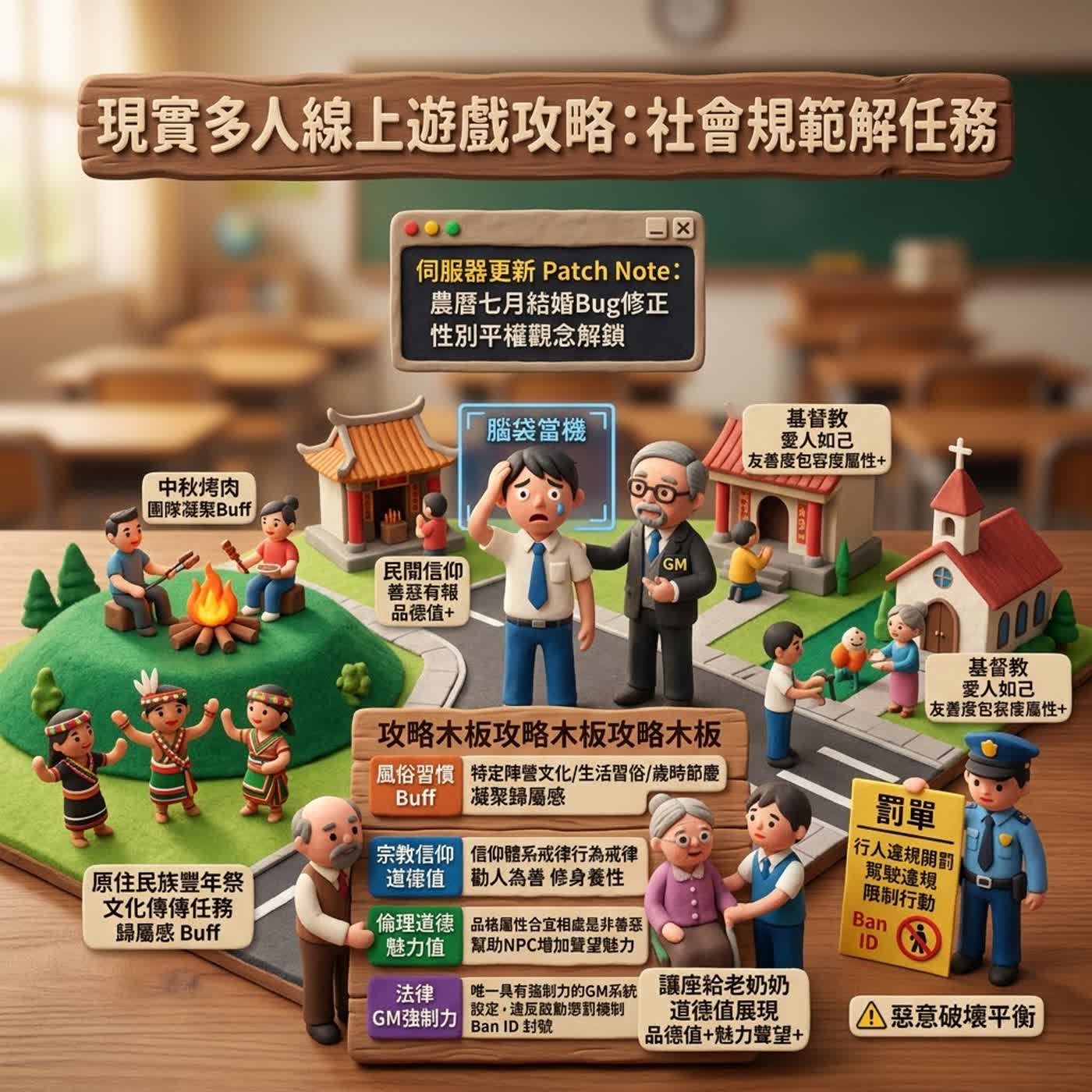 [康軒社會5上1-2]社會課根本是巨型多人遊戲？六號叔叔帶你解鎖社會規範！