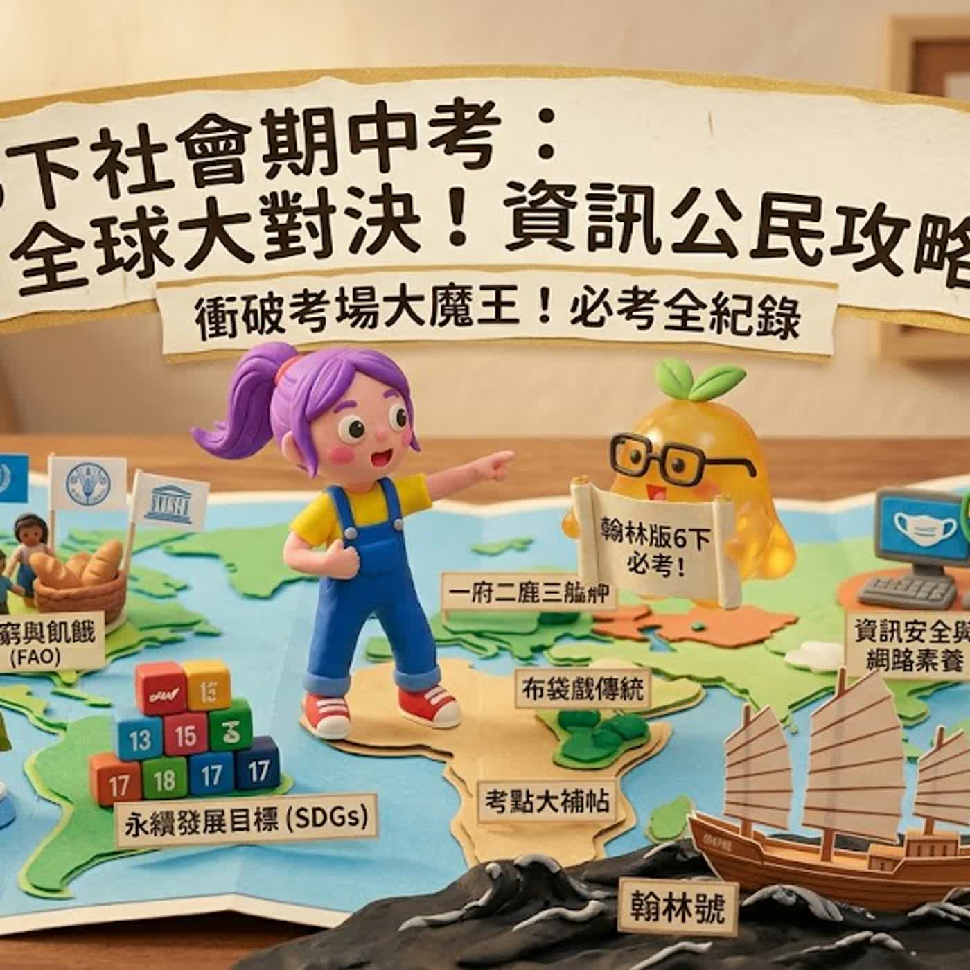 [翰林社會6下期中考快速攻略]