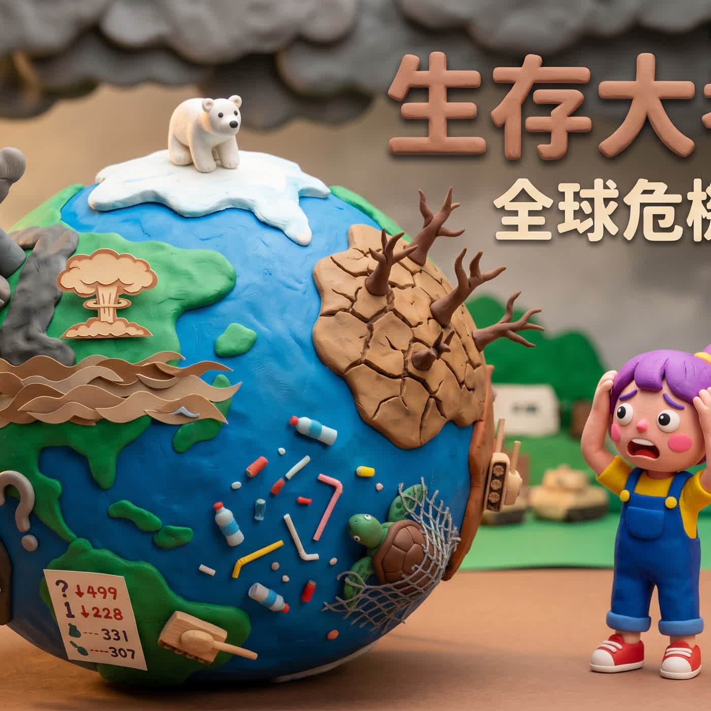 什麼?這款「地球 Online」遊戲要把地圖刪掉了?吐瓦魯玩家表示:我還沒存檔啊! #翰林六下3-1全球正面臨哪些生存危機?