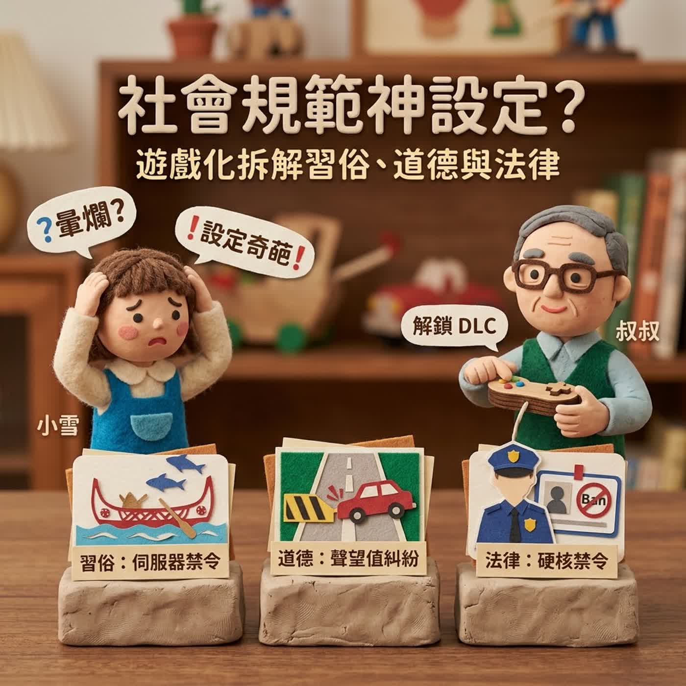 [翰林國小社會6上3-1]別再死背了！社會規範=遊戲伺服器規則？飛魚季、白紙袋、法律Buff一次解鎖