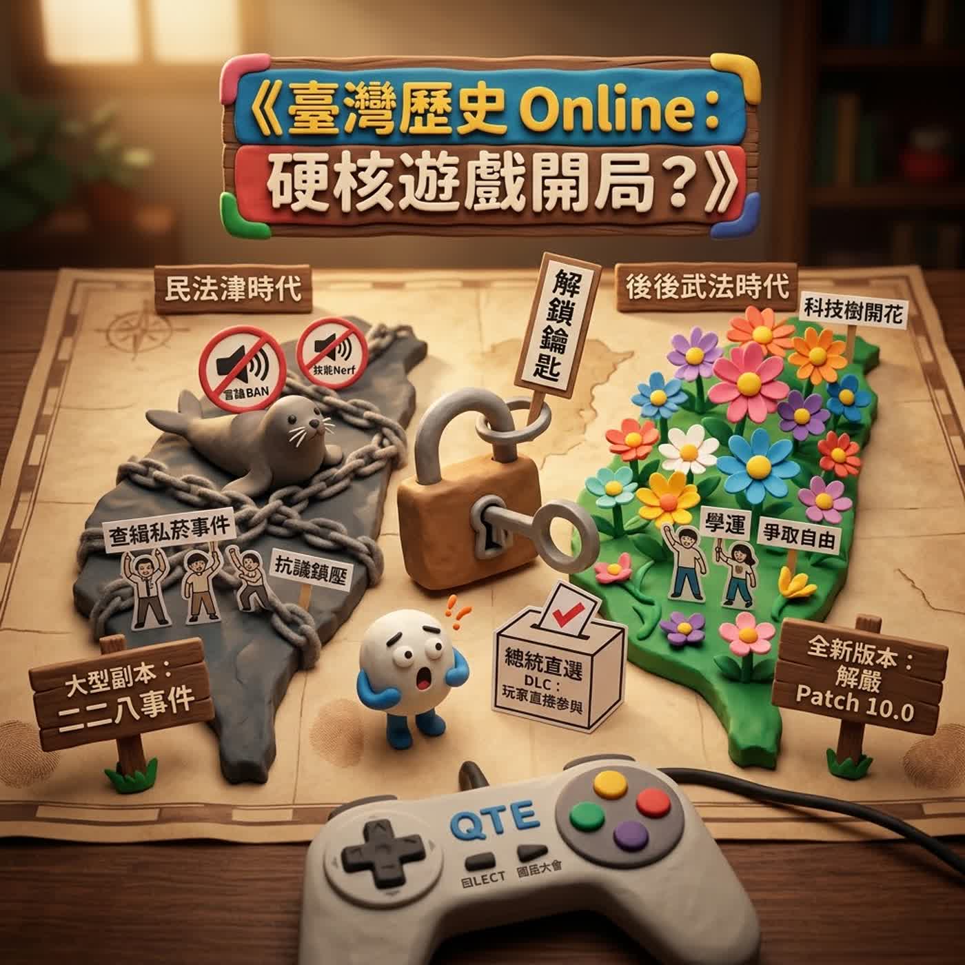 [康軒國小社會6上1-1]為什麼歷史這麼難背？六號叔叔用「伺服器更新」教你臺灣史