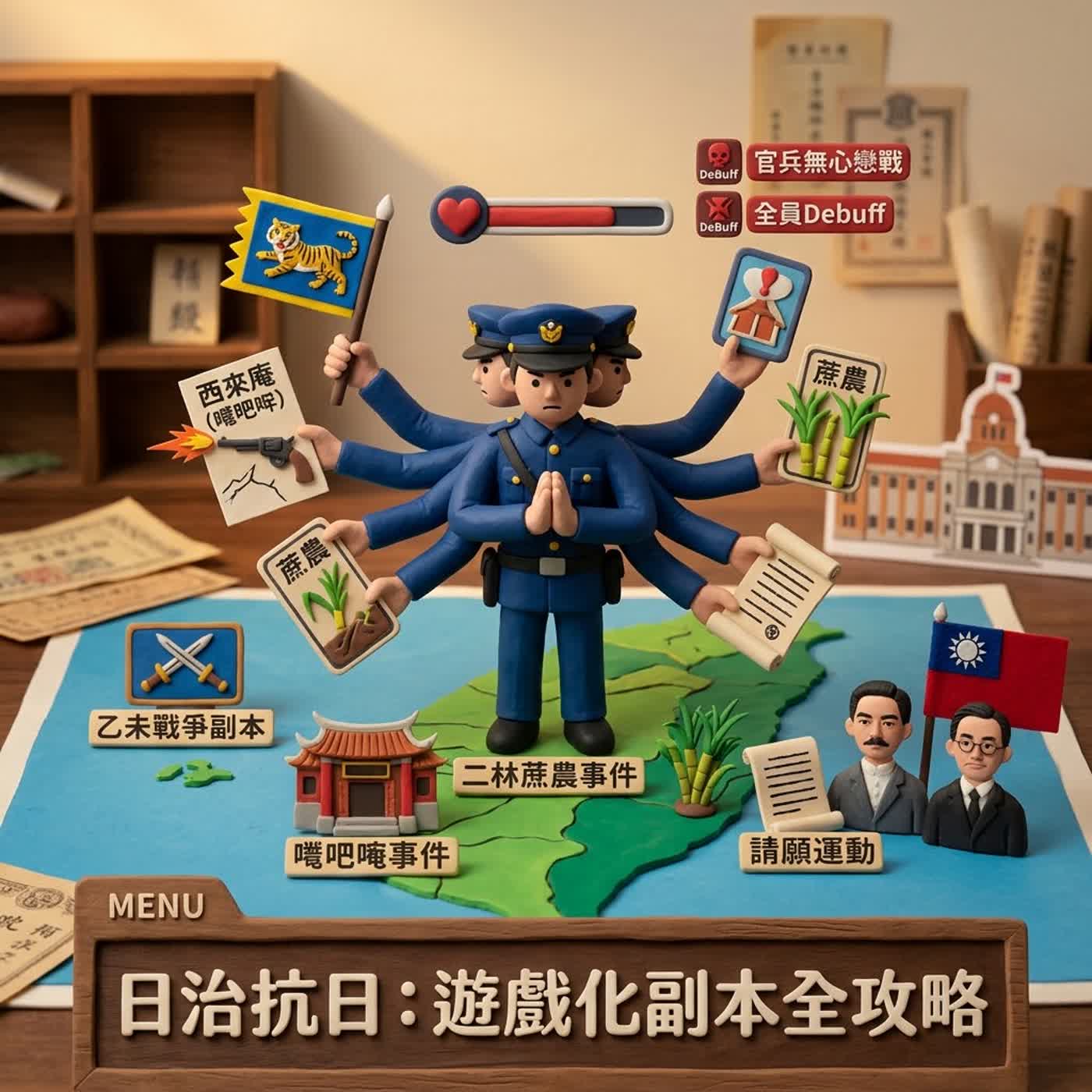 [南一國小社會6上1-1]日治時期抗日副本攻略｜乙未戰爭、噍吧哖、二林事件一次破關