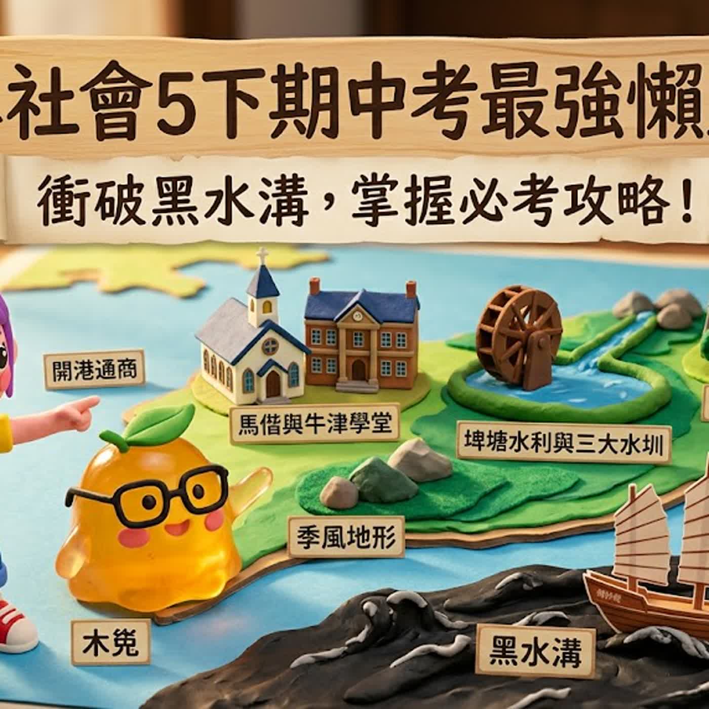 [翰林社會5下期中考快速攻略]