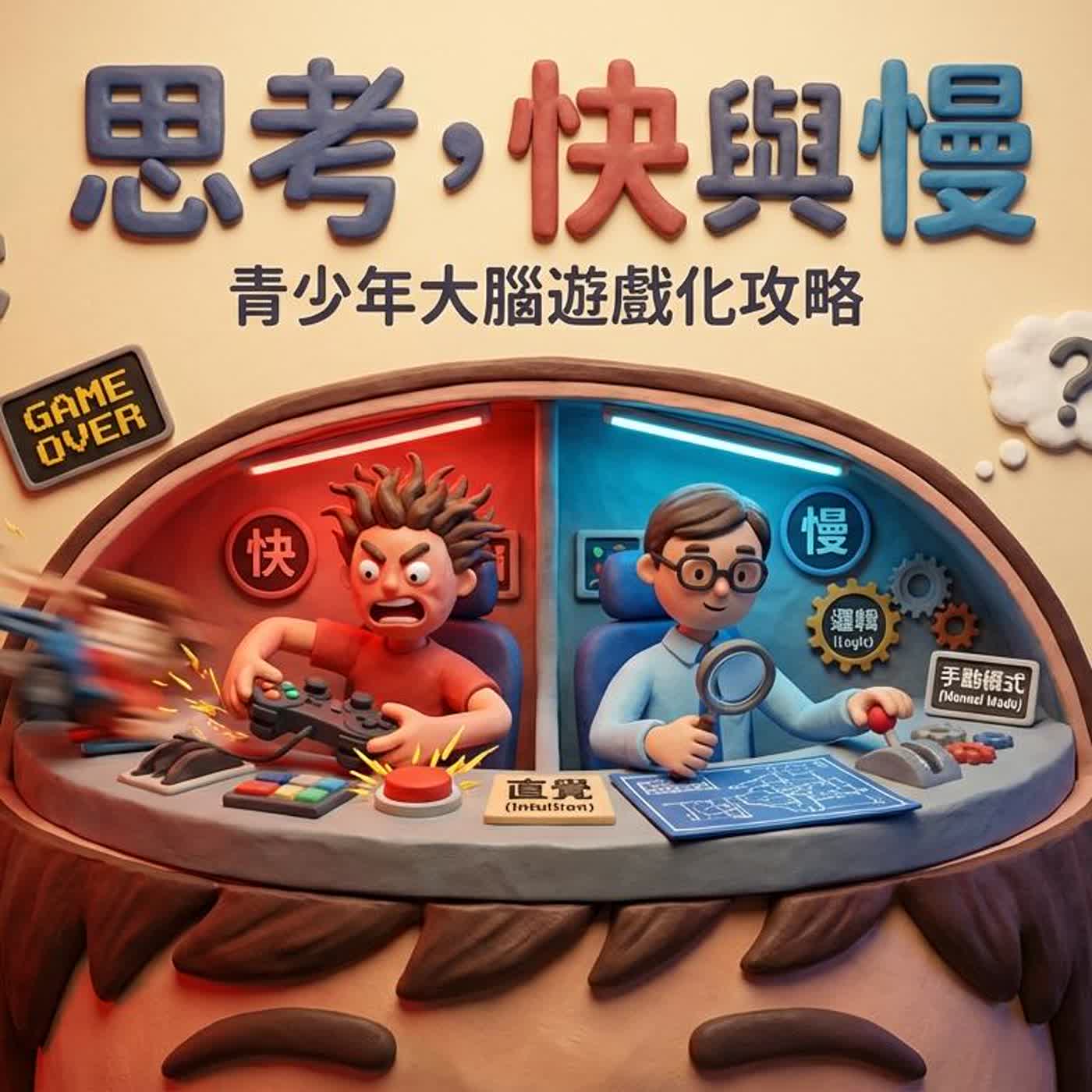 《思考快與慢》你以為你在思考？錯！你的大腦95%時間都在自動駕駛！