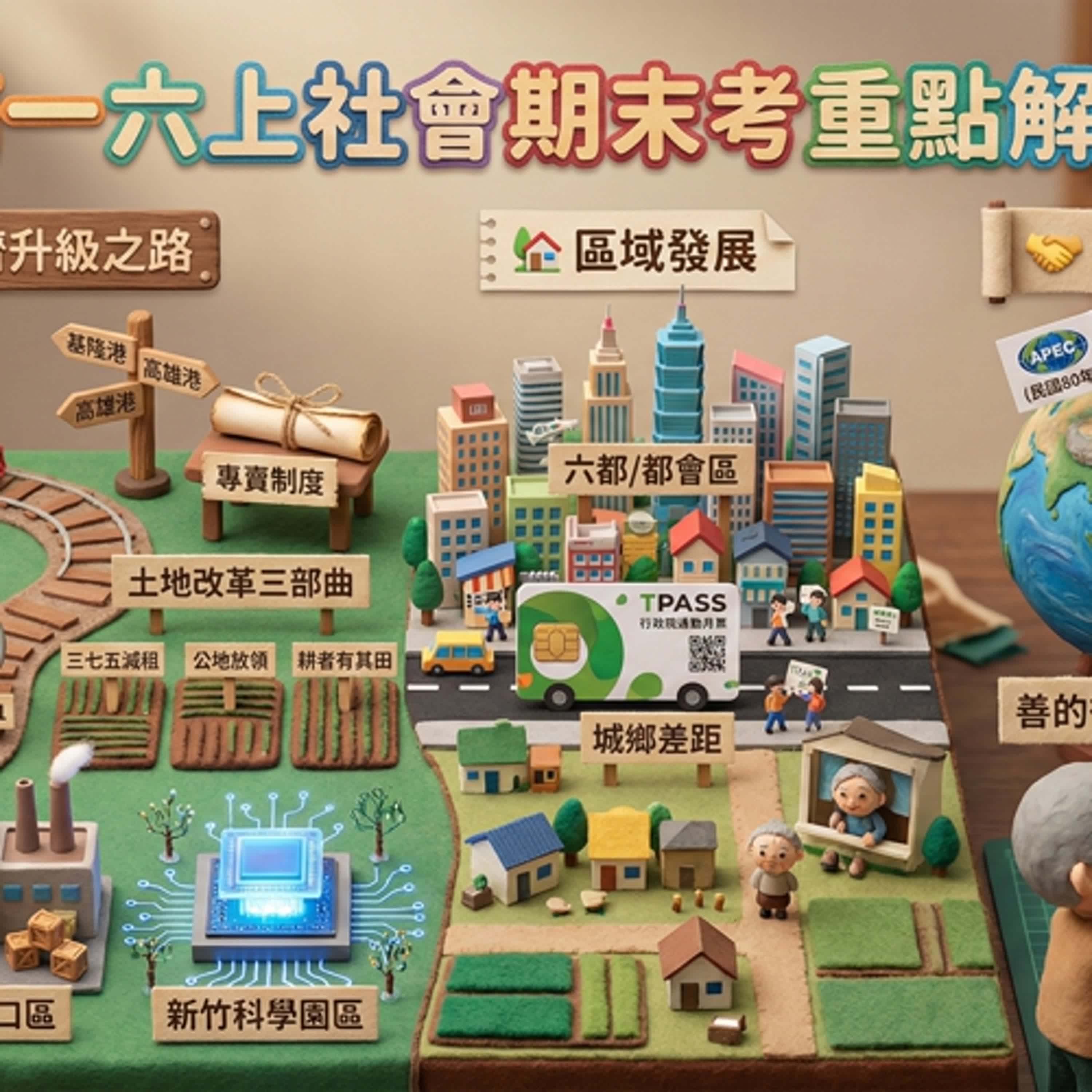 【社會科期末考神救援】南一六上從種田到晶片？台灣升級史懶人包！ episode artwork