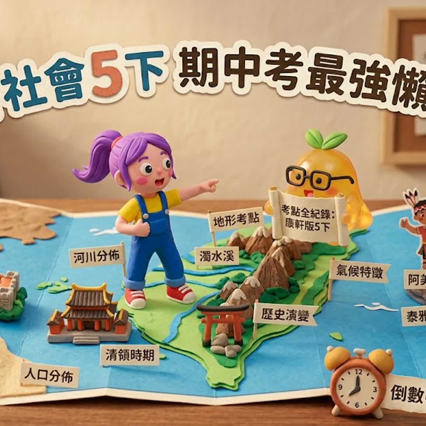 [康軒社會5下期中考快速攻略]