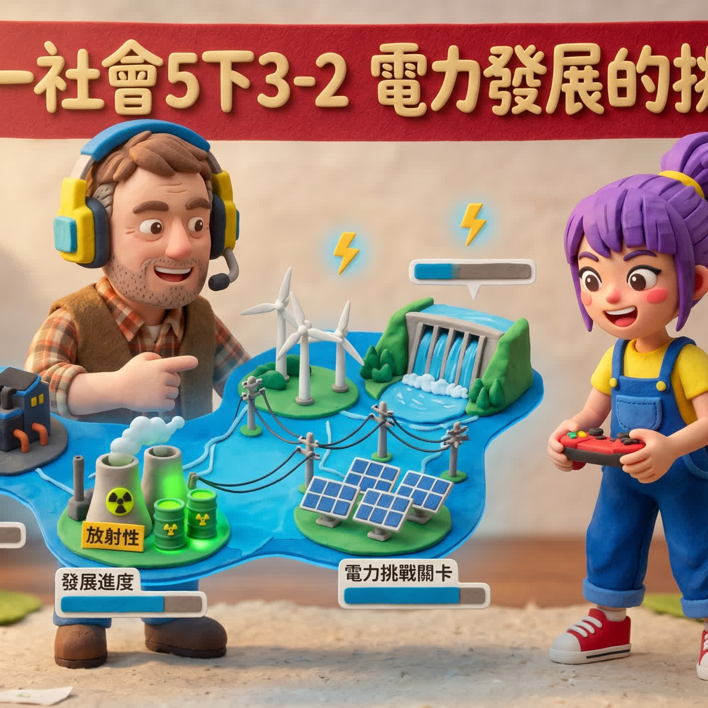 南一社會5下3-2電力發展的挑戰