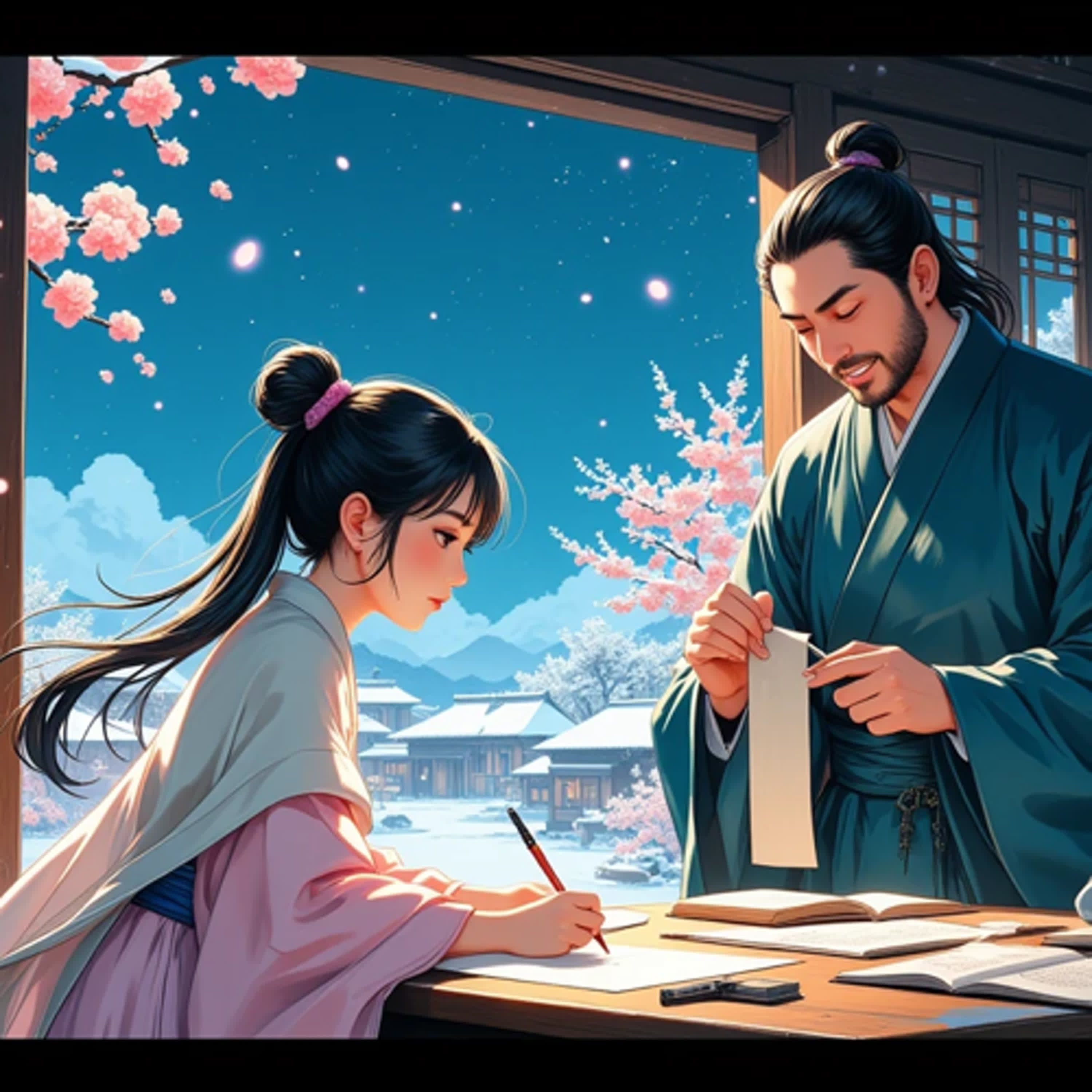 謝道韞的雪花詩戰！《詠雪》才華大爆發 episode artwork