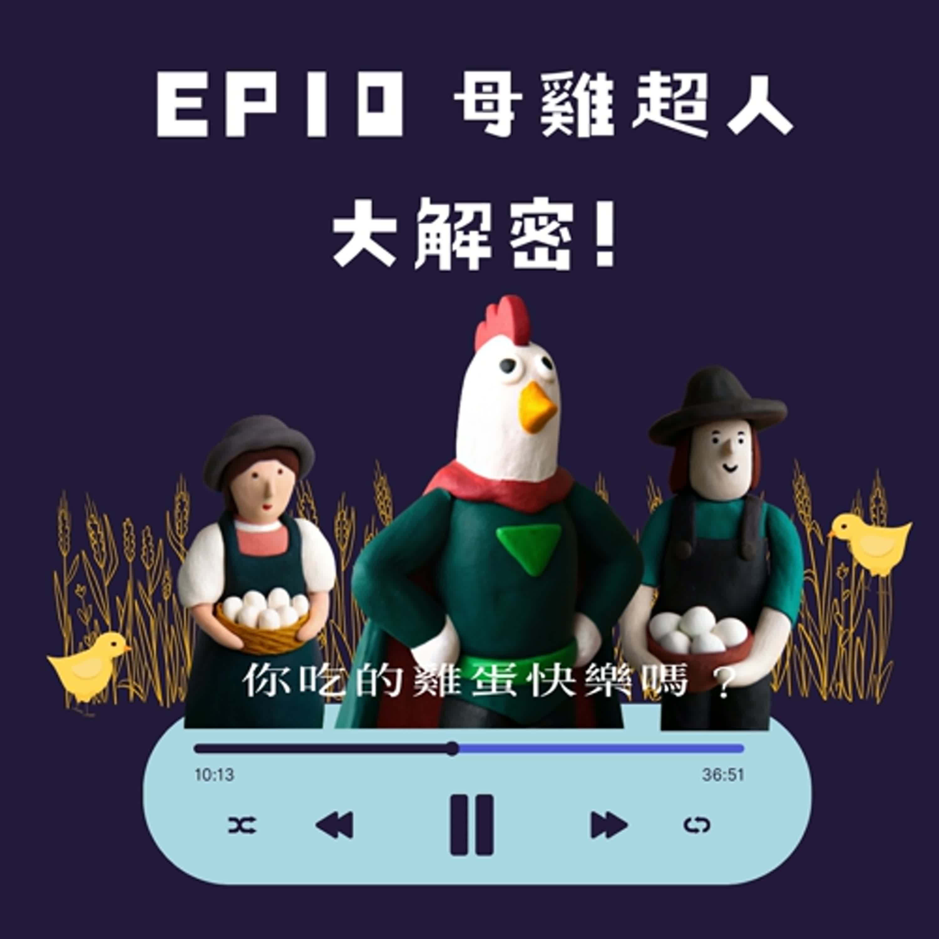 EP.10 母雞超人大解密｜你吃的雞蛋快樂嗎？🐔