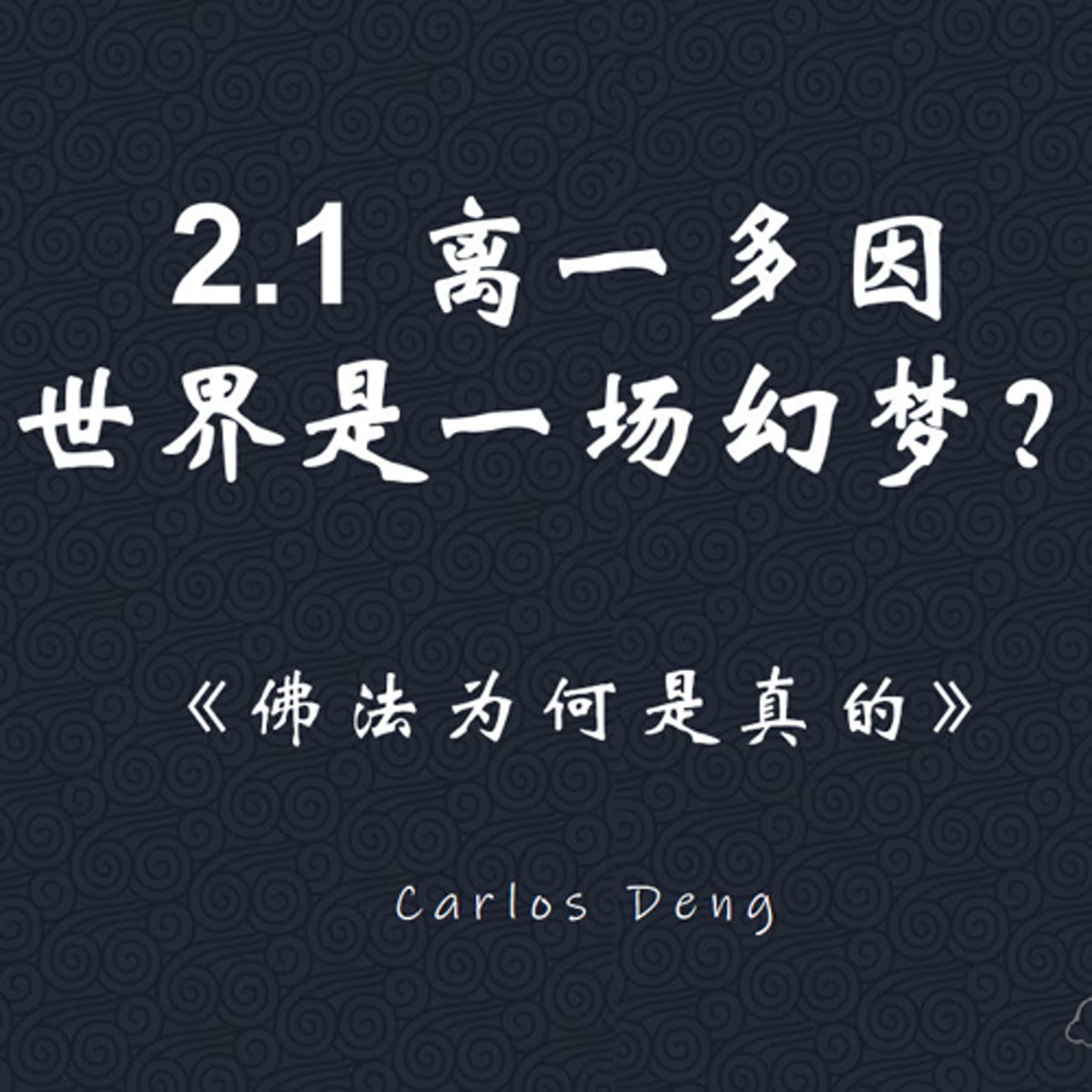 2.1 离一多因 | 第二章 中观:世界为何是虚假的 | 《佛法为何是真的》