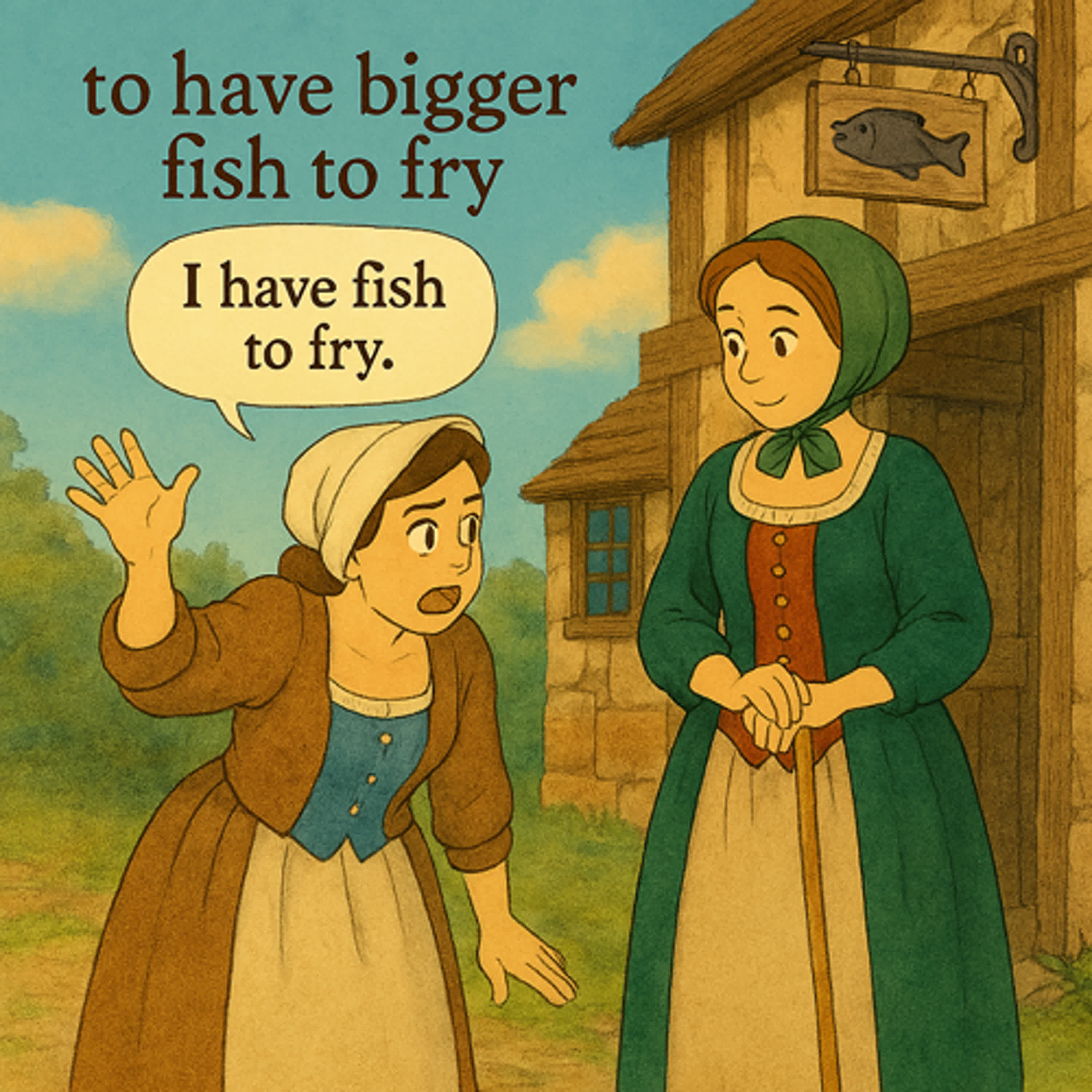 EP28 “to have bigger fish to fry” 🐟🔥 到底煎魚為什麼會變重要的事呢? episode artwork