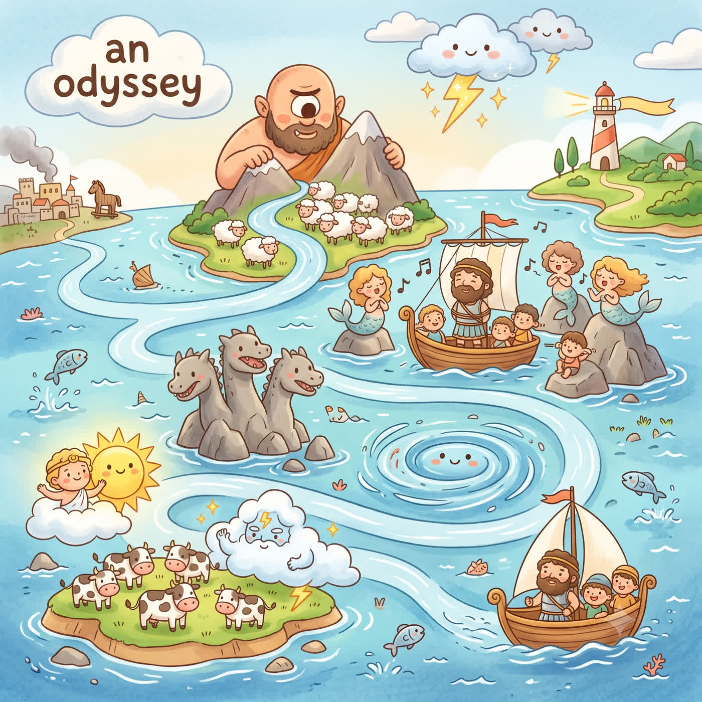 EP65 “An odyssey” 🎬 下班回個家居然花了 10 年?!從奧德賽故事中無痛秒記 5 句英文慣用語 episode artwork