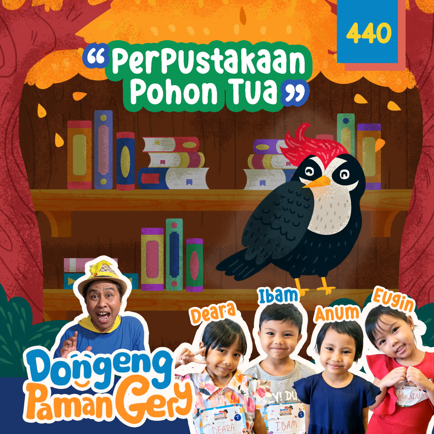 PODCAST DONGENG: EPS. 440 PERPUSTAKAAN POHON TUA