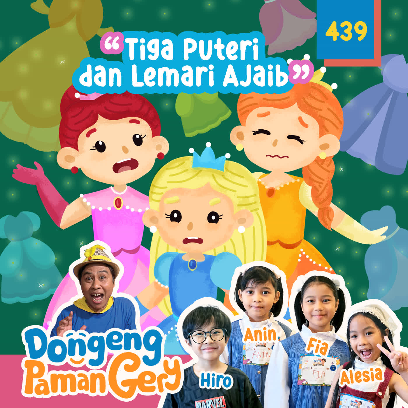 PODCAST DONGENG: EPS.439 TIGA PUTERI DAN LEMARI AJAIB