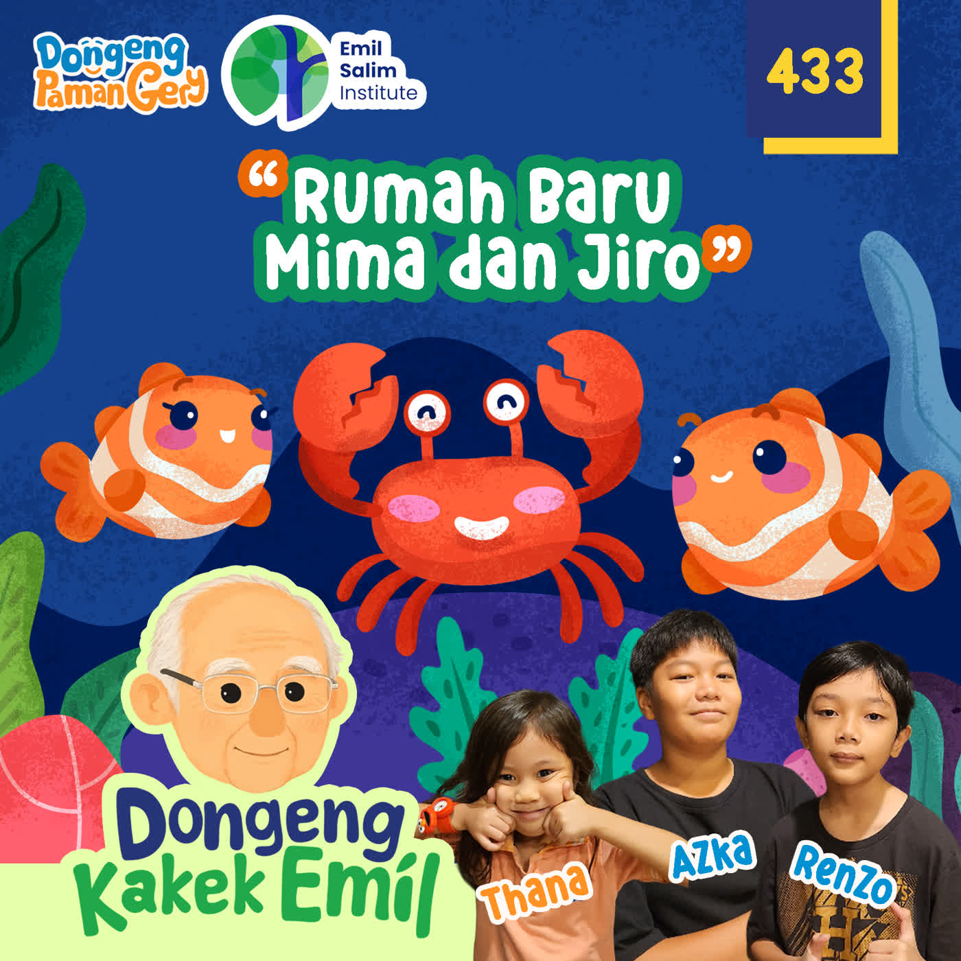 PODCAST DONGENG: Eps. 433 RUMAH BARU MIMA DAN JIRO episode artwork