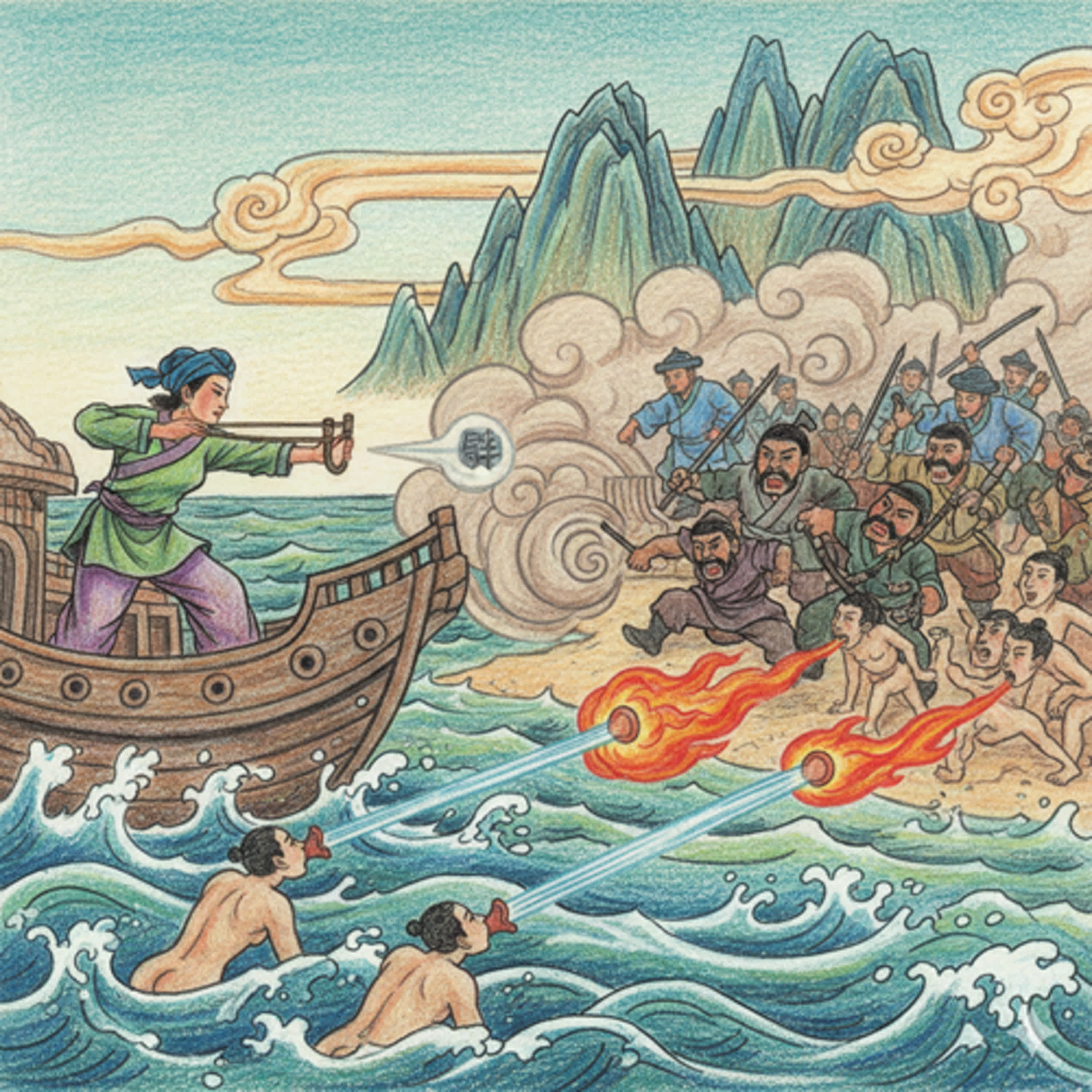 《猛虎伴讀：鏡花園第二十六回　遇強梁義女懷德　遭大厄靈魚報恩》 episode artwork