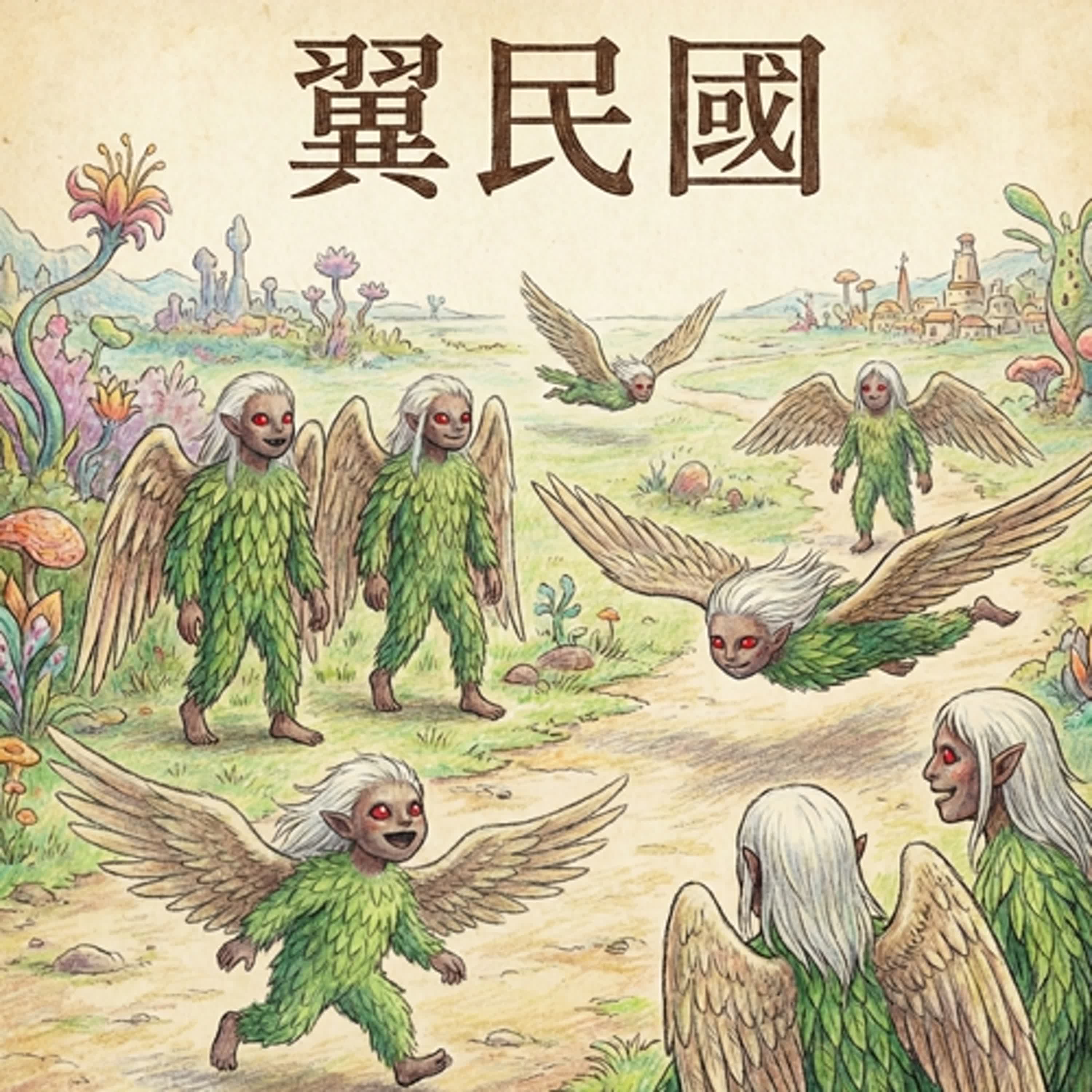《猛虎伴讀：鏡花緣第二十七回　觀奇形路過翼民郡　談異相道出豕喙鄉 》 episode artwork