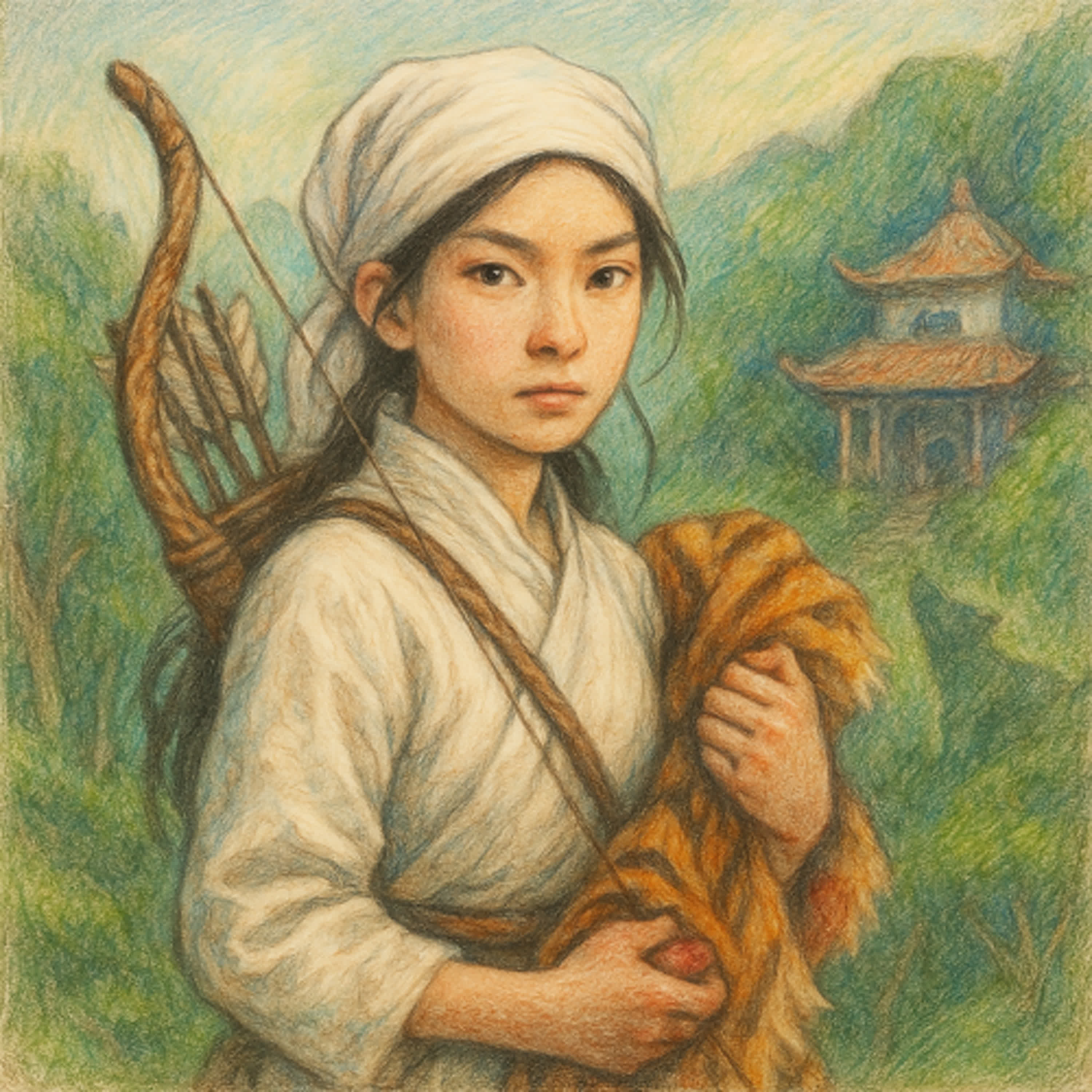 《猛虎伴讀：【鏡花緣】第十回　誅大蟲佳人施藥箭　搏奇鳥壯士奮空拳》 episode artwork