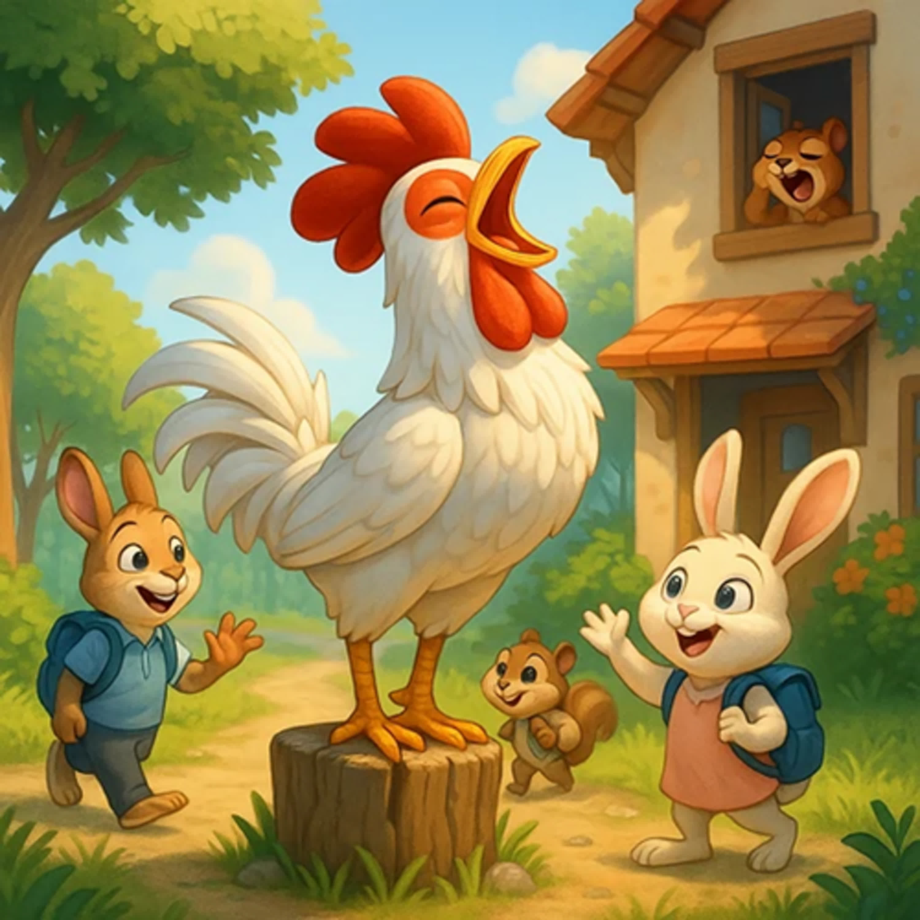 十二生肖奇妙冒險The Amazing Adventure of the 12 Zodiac Animals（第十一集）：公雞阿鳴的最佳代班人Rooster Ming and the Quest for the Best Morning Stand-in