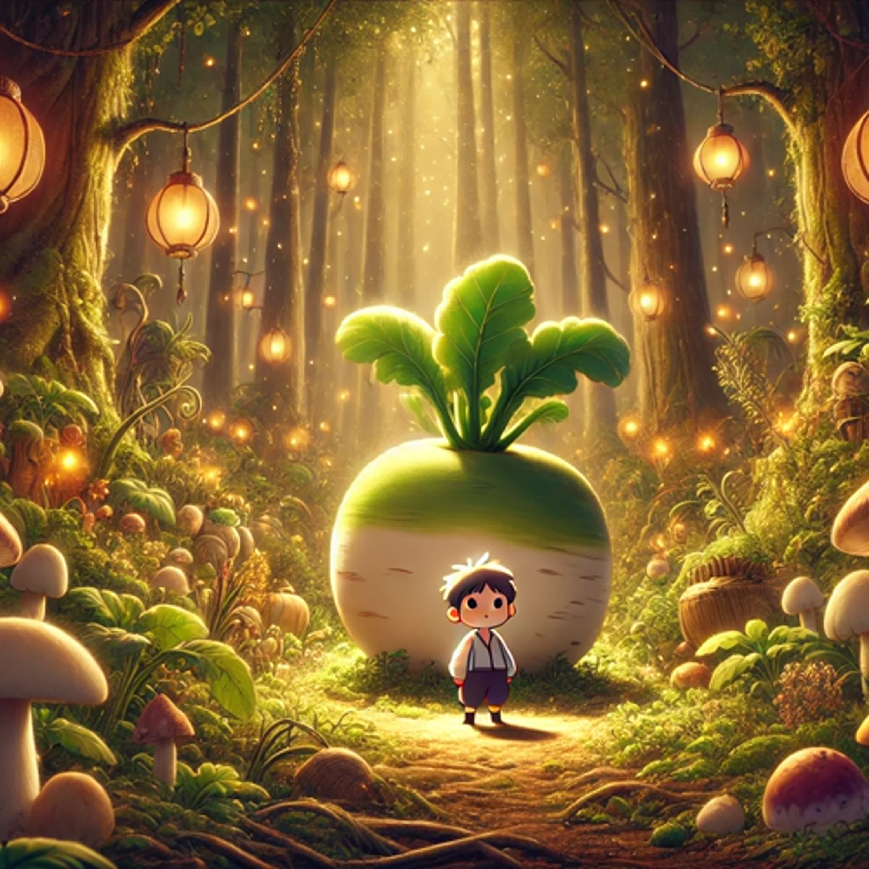 睡前英文故事 格林童話系列 : THE TURNIP | 寧靜 舒眠 閱讀 靜心
