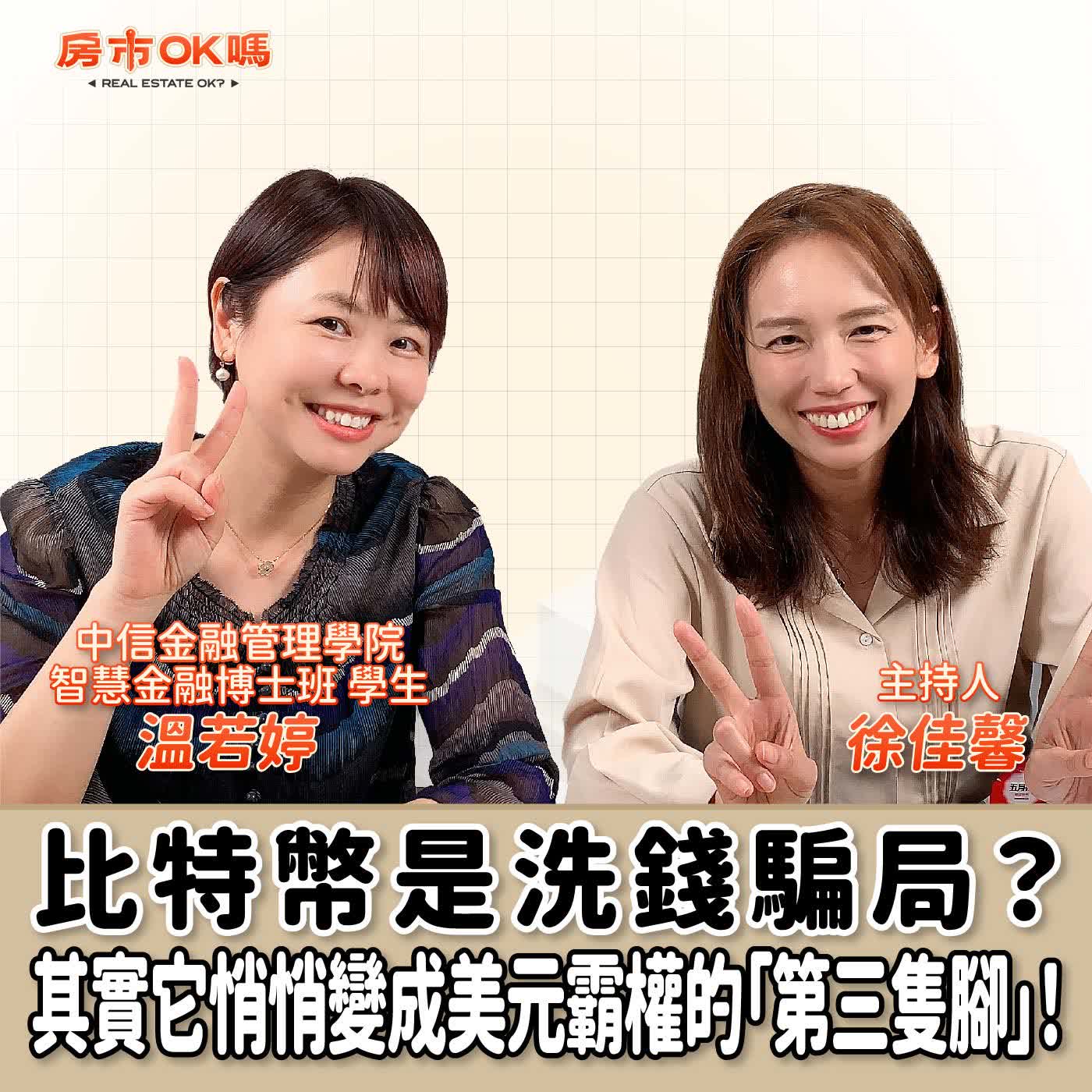【房市ok嗎？】比特幣是洗錢騙局？其實它悄悄變成美元霸權的「第三隻腳」！│徐佳馨 ft. 溫若婷 中信金融管理學院 智慧金融博士班 學生 episode artwork