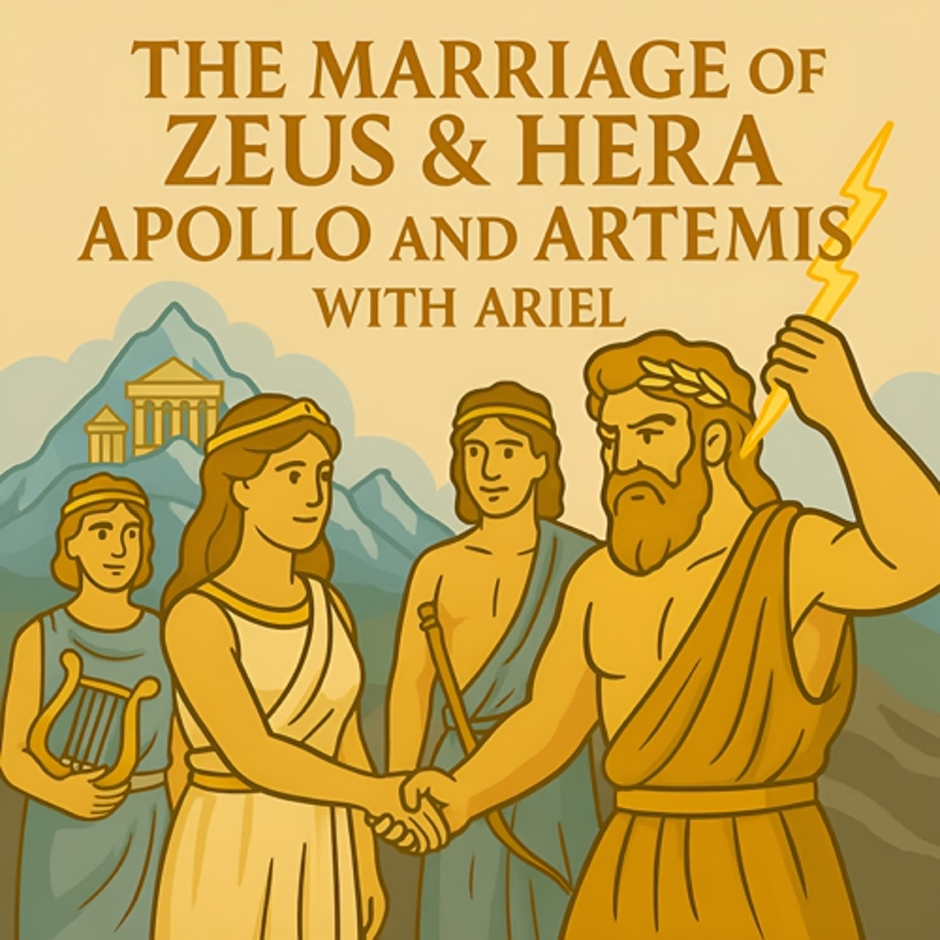 The Marriage of Zeus & Hera + Birth of Apollo & Artemis episode artwork