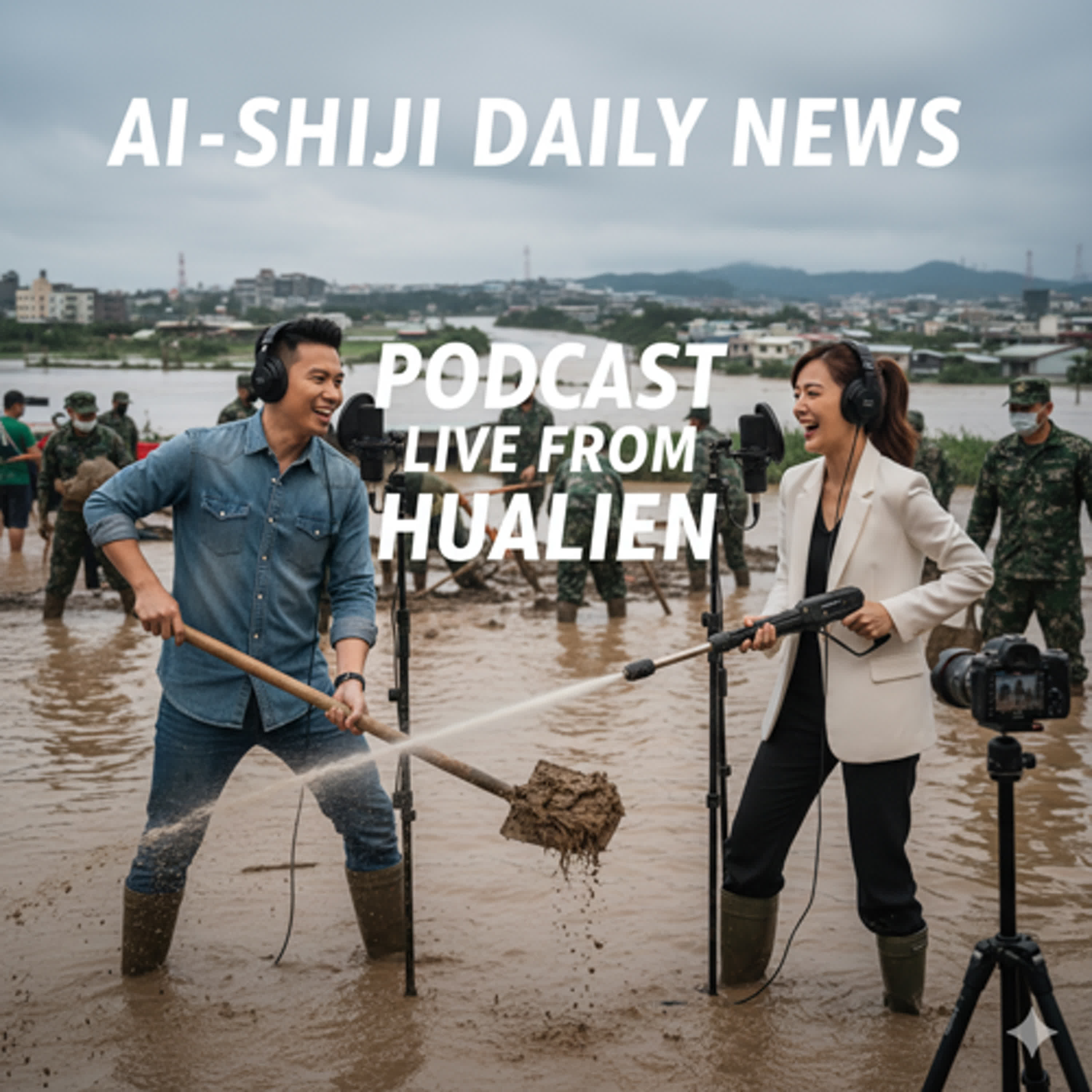 光復賑災亂象、博愛座衝突、黃國昌爭議與美台晶片角力：AI史記報精選頭條 - 2025年10月01日每日報新聞 律安/正浩報你知 episode artwork