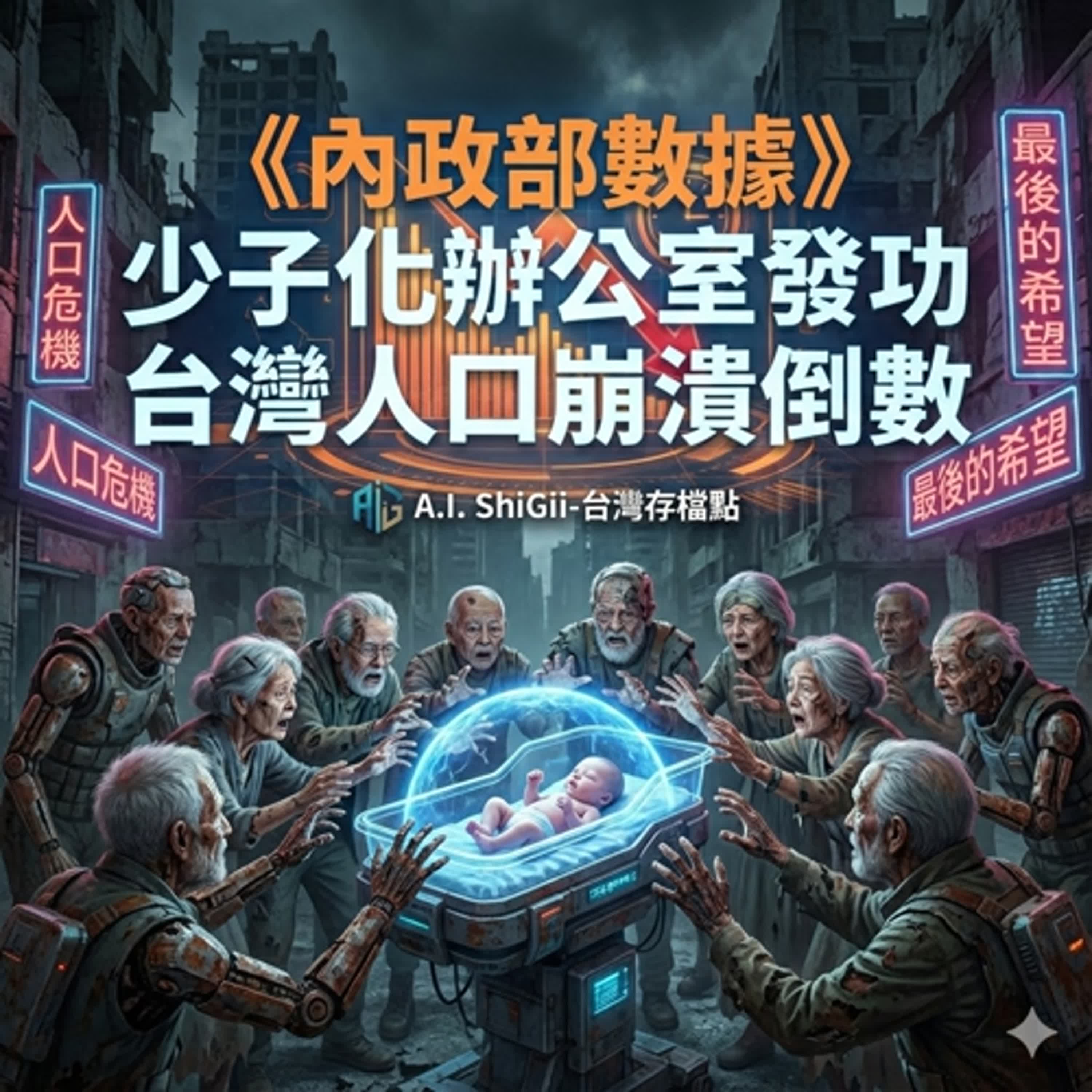 【台灣記錄檔預告】2025少子化辦公室發功_台灣人口崩潰倒數#內政部數據 #午休睡不著 episode artwork