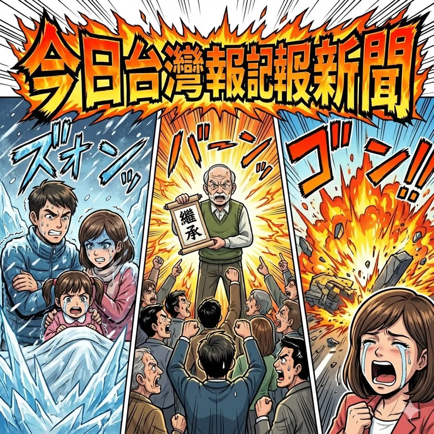 【今日台灣!!】國共論壇2月3日登場、美元暴跌至4年新低、 一家三口寒流睡公園、人口老化繼承量「等房族」爆!!政大 台64線學霸遭運將丟包輾斃 - AI史記報新聞（2026/1/29) episode artwork