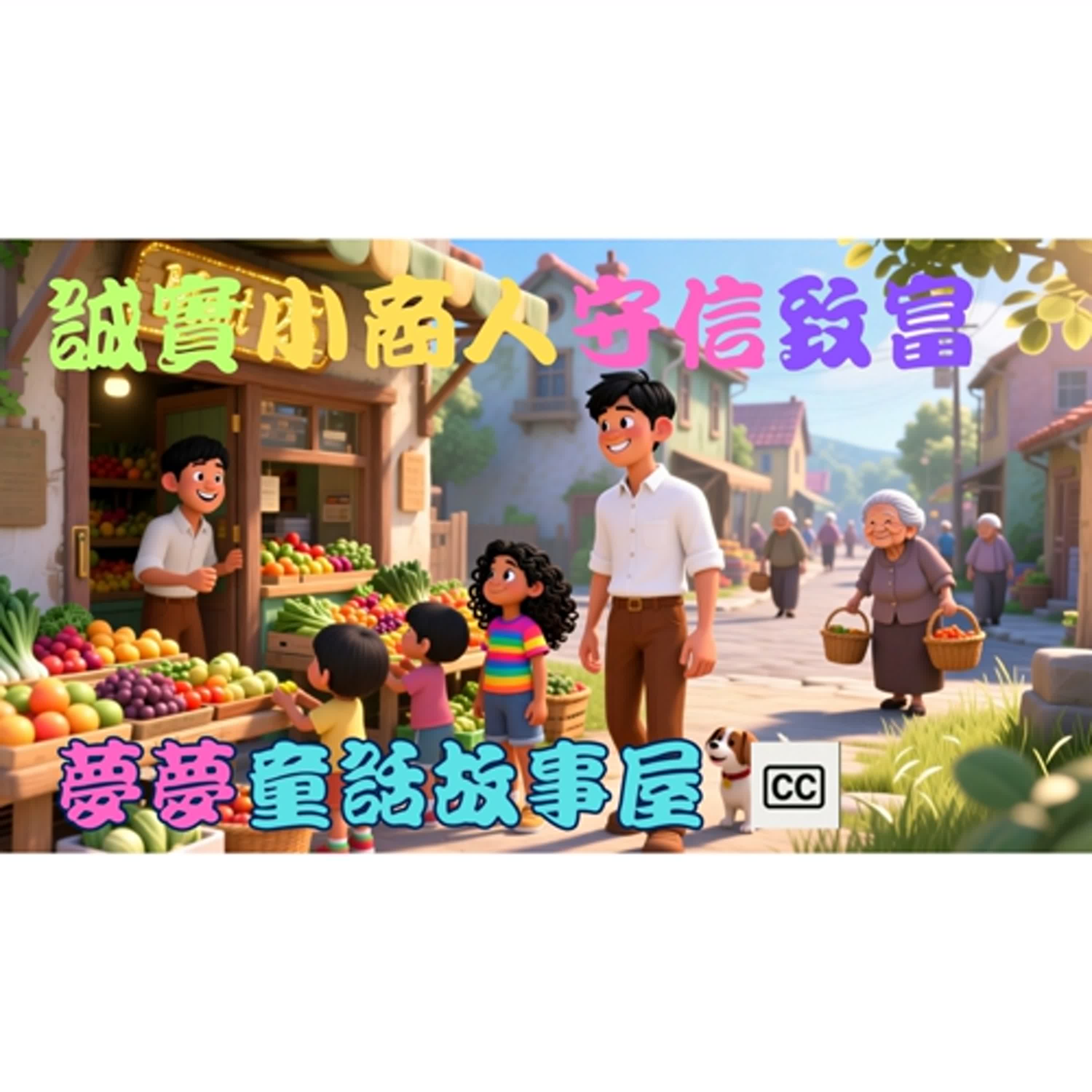 🐷《誠實小商人守信致富》｜【夢夢童話故事屋-童話故事】EP162｜守信生意長久穩定🌟