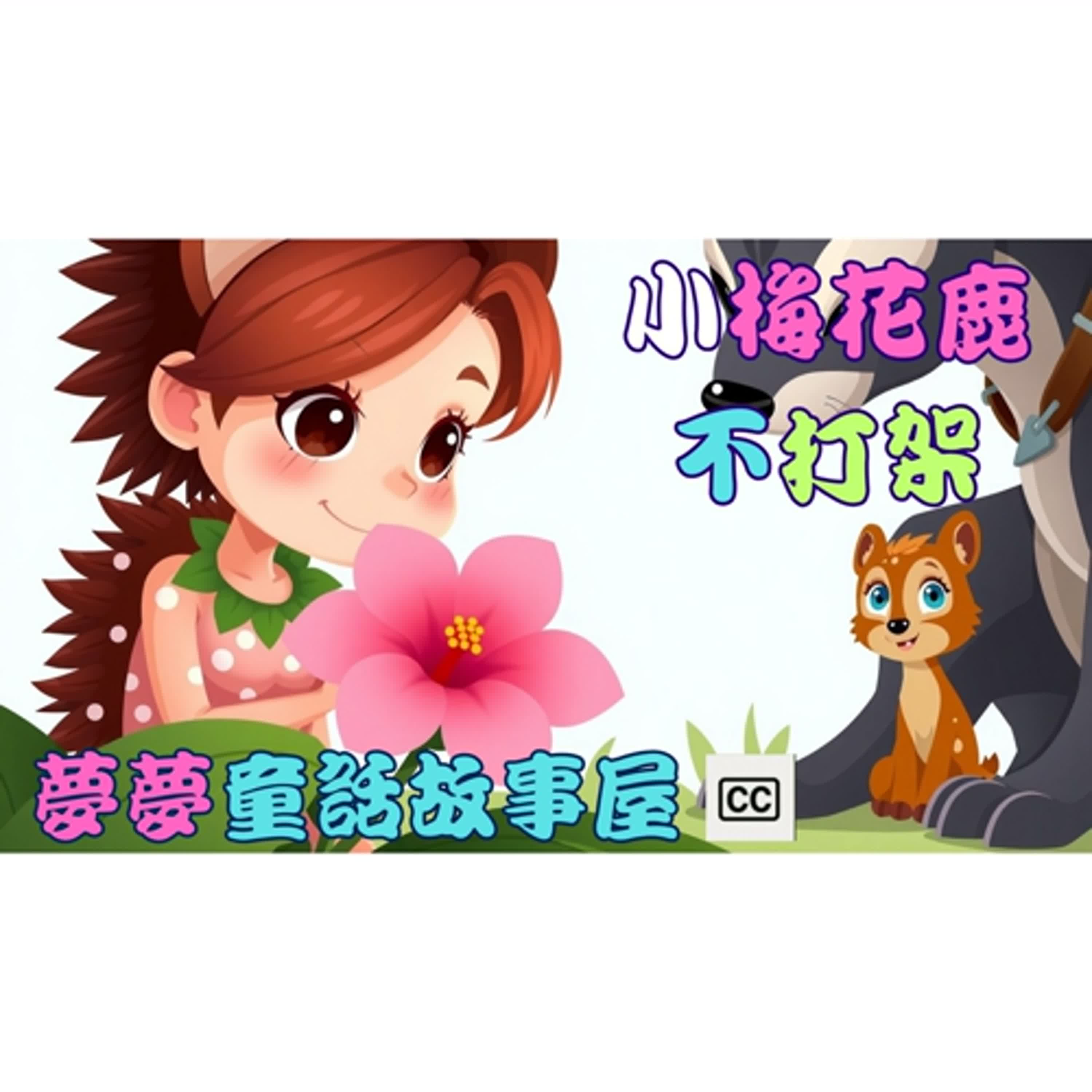 🌊童話故事【夢夢寓言故事】|EP053《梅花鹿不打架》|和平 / 溫和 #睡前故事#童話故事#幼兒故事