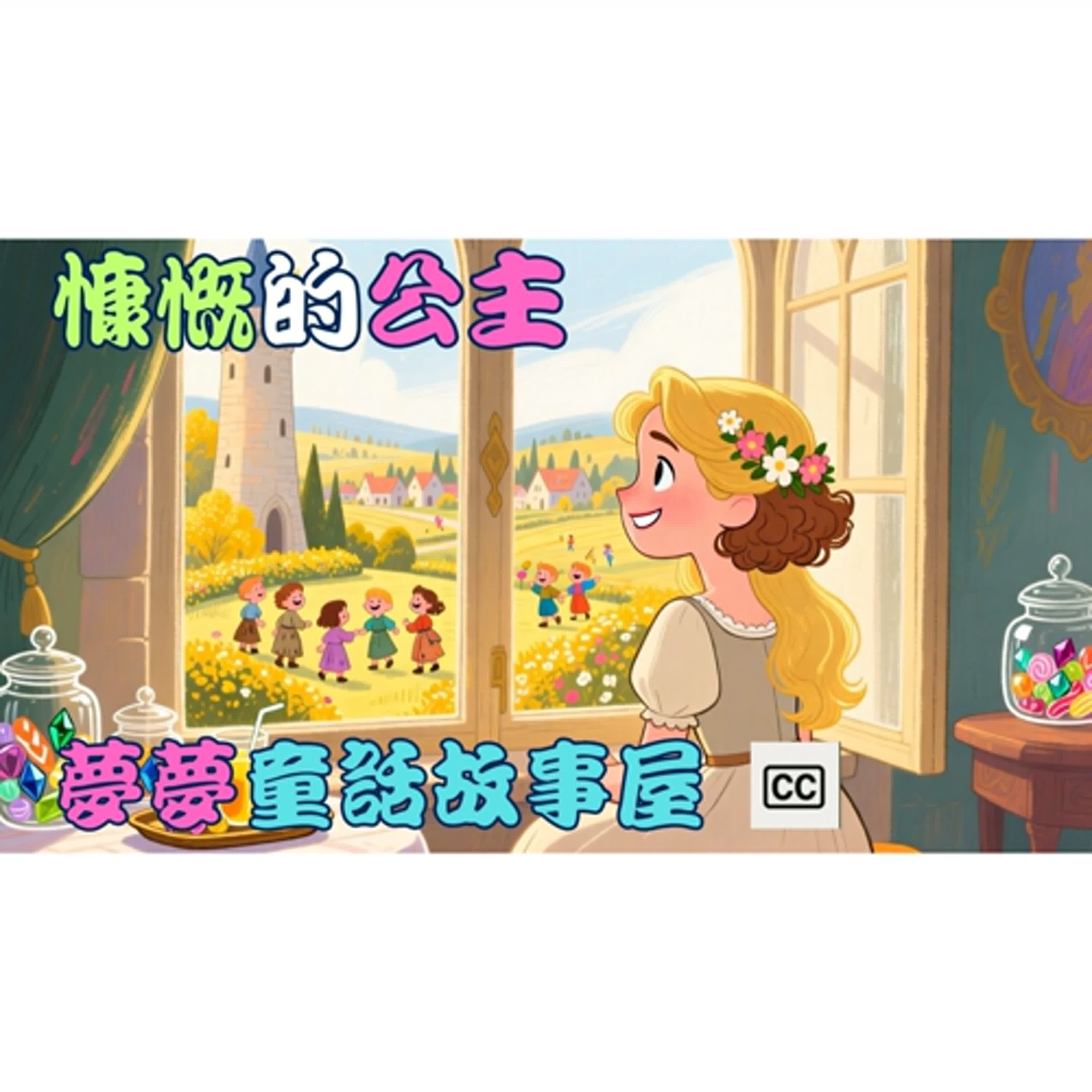 🌊《慷慨的公主》｜【夢夢童話故事屋-寓言故事】EP112｜分享財富與快樂，人民心裡溫暖