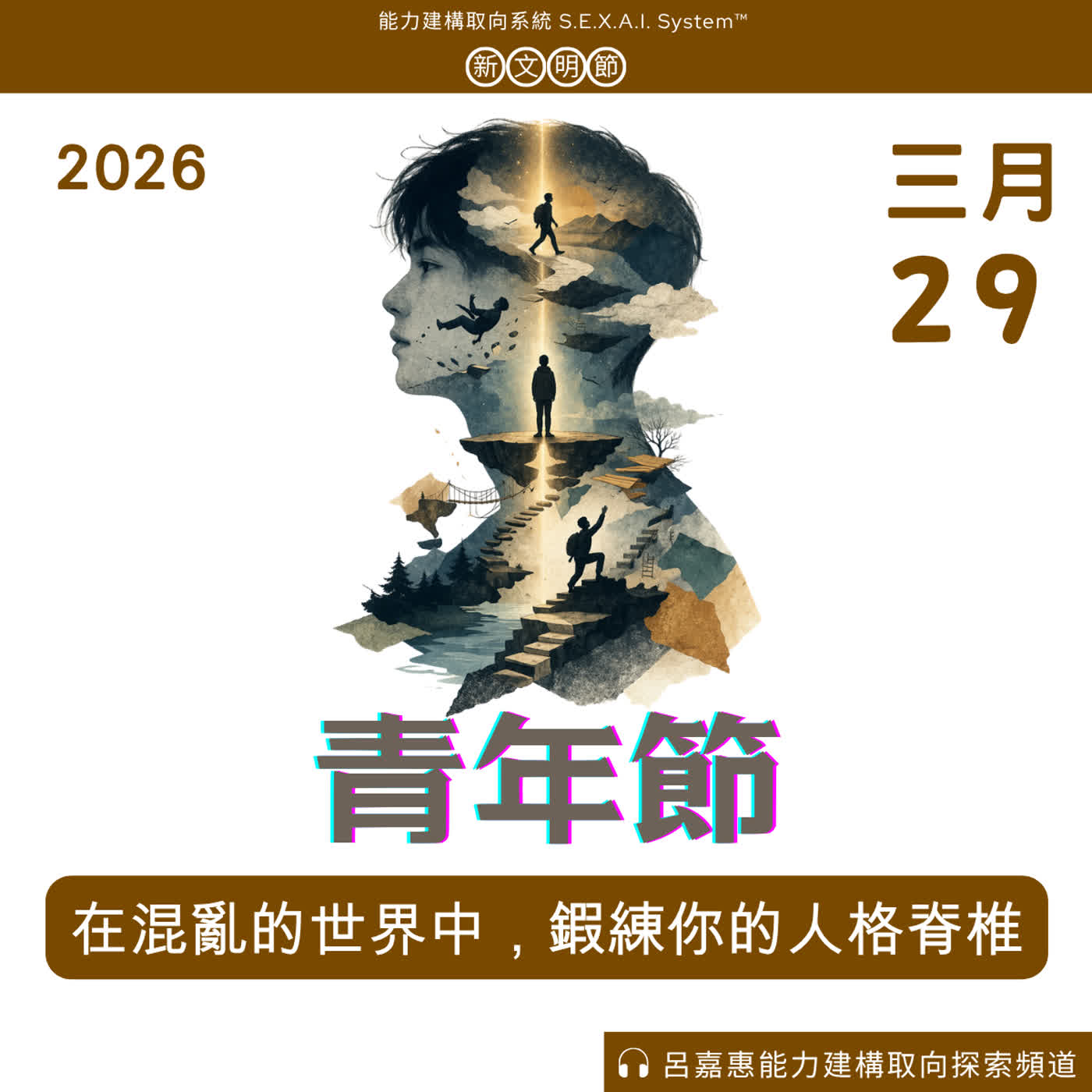 S4EP22🎙️青年節：在混亂的世界中，鍛鍊你的「人格脊椎」|新文明節