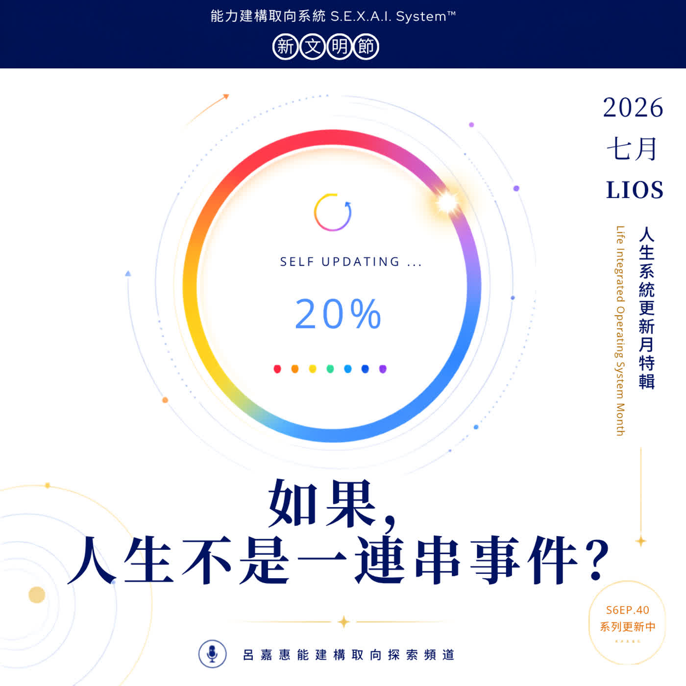 S6EP40🎙️新文明節｜ＬＩＯＳ特集 如果，人生不是一連串事件？ episode artwork