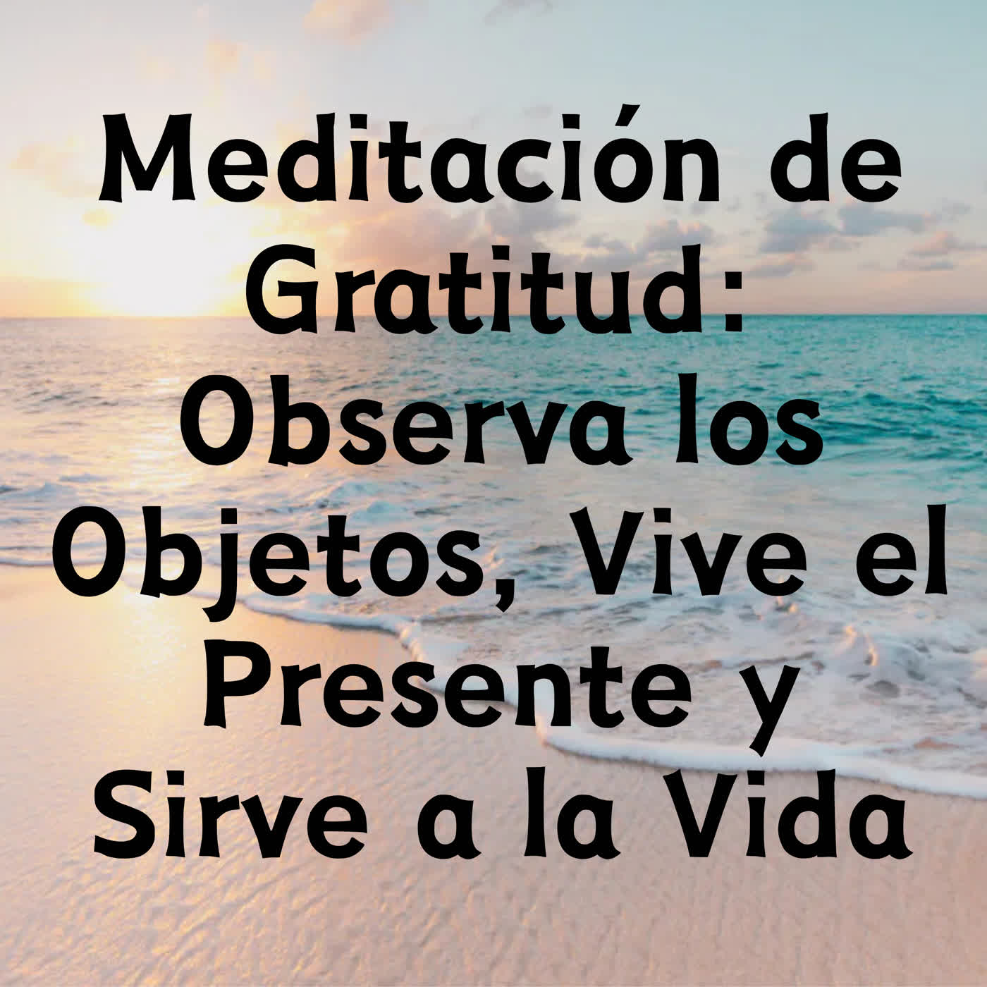 Meditación de Gratitud: Observa los Objetos, Vive el Presente y Sirve a la Vida