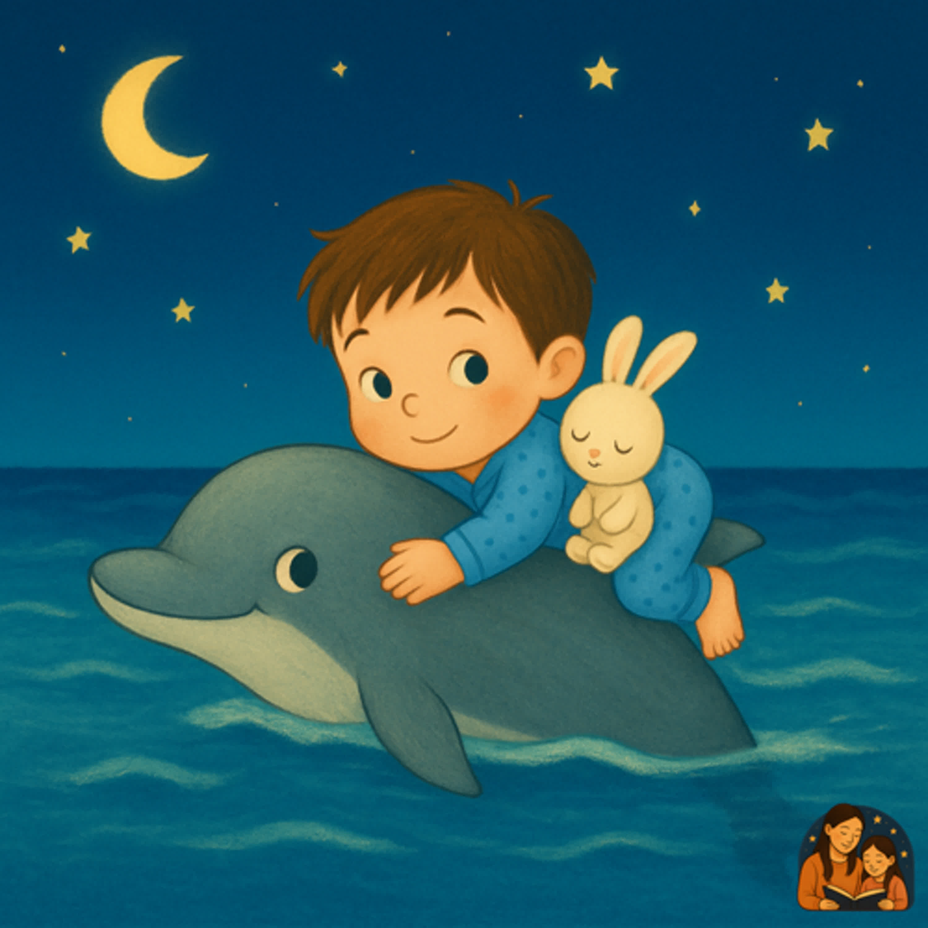 EP30 兒童冥想 Kid Meditation - 跟著海豚去旅行 |睡前靜心 晚安故事