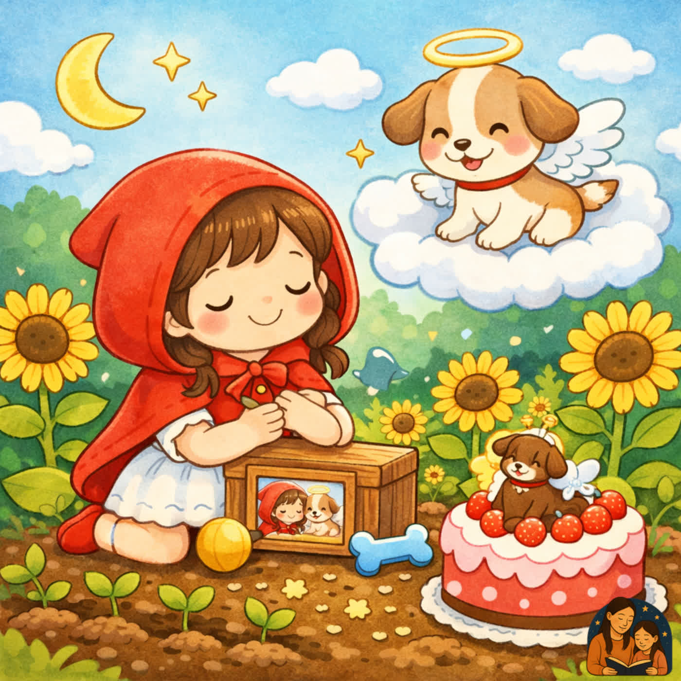 EP50 兒童故事｜小紅帽和露西狗狗 ｜ 陪孩子面對失去寵物與生命教育❤️