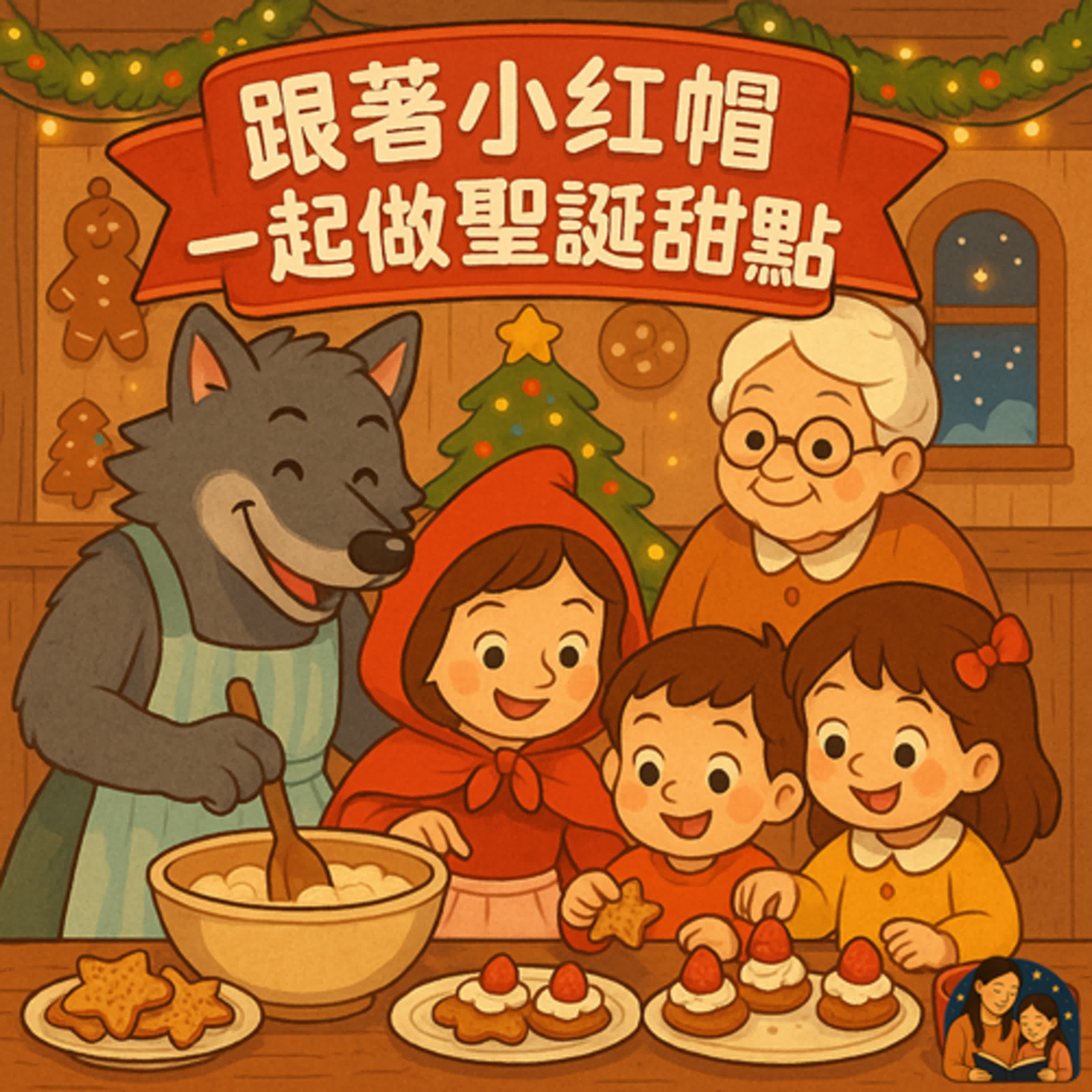 EP33 兒童故事 「聖誕故事集」- 🎄 跟著小紅帽一起做聖誕甜點🍰🎁🎄