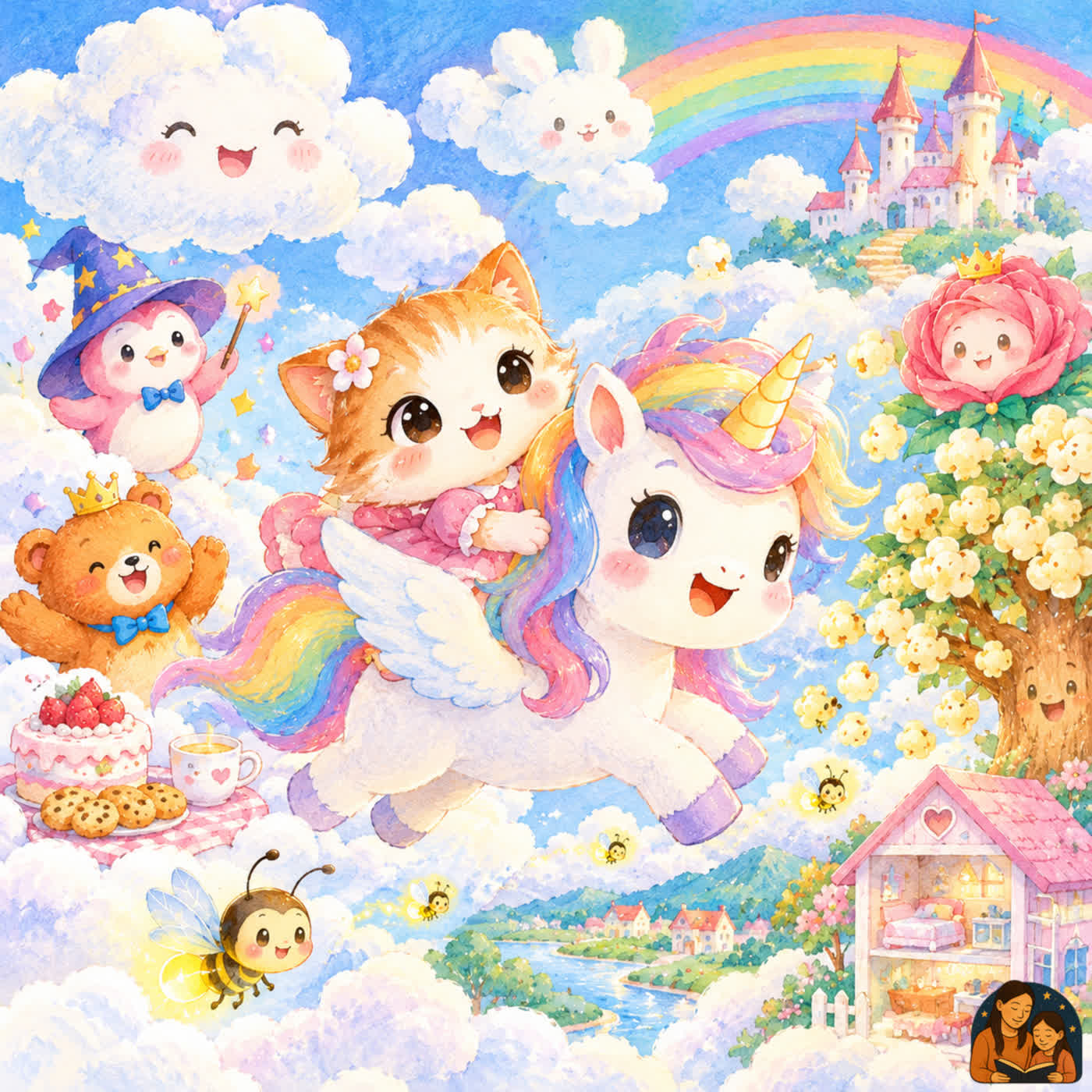 EP80 兒童故事 - 小貓咪咪故事集|雲朵派對 🐱☁️🦄