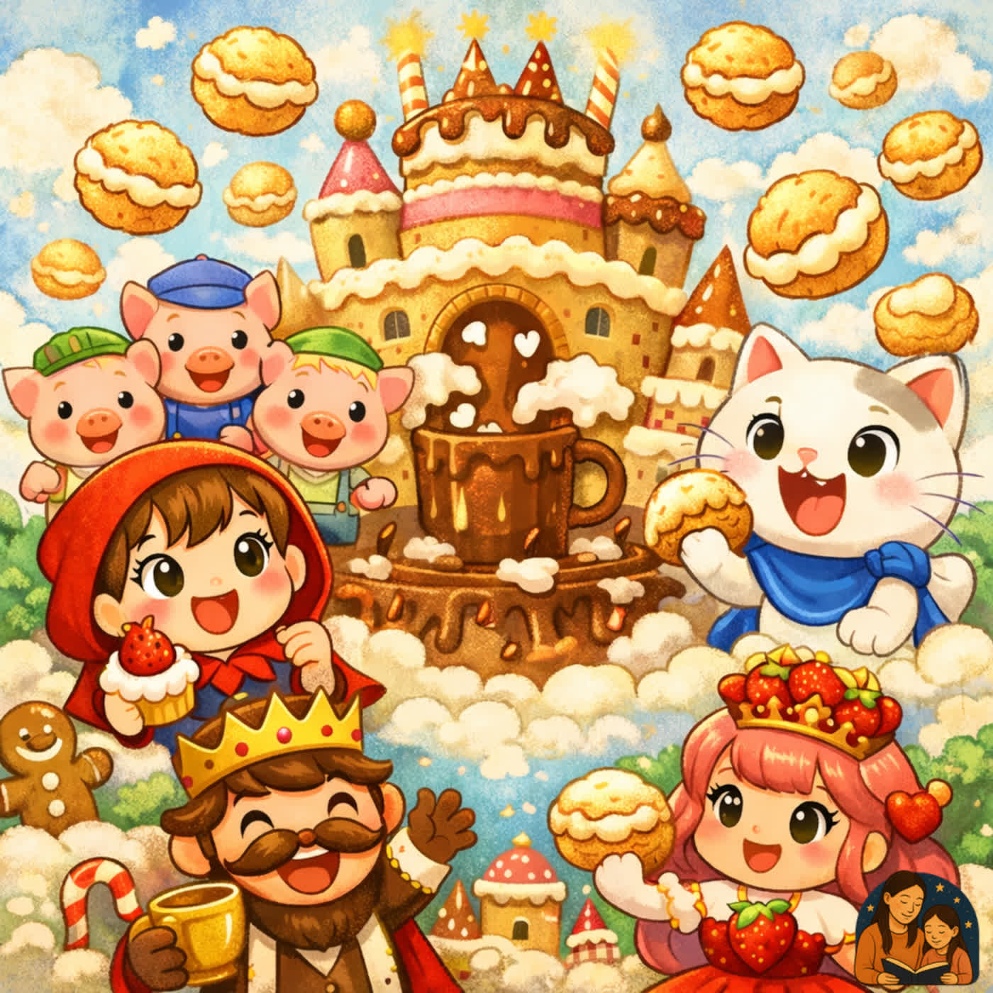 EP41 兒童故事｜蛋糕王國｜今晚你想住在「可以吃的城堡」裡面嗎？🍰🏰✨三歲以上 幼兒故事Podcast