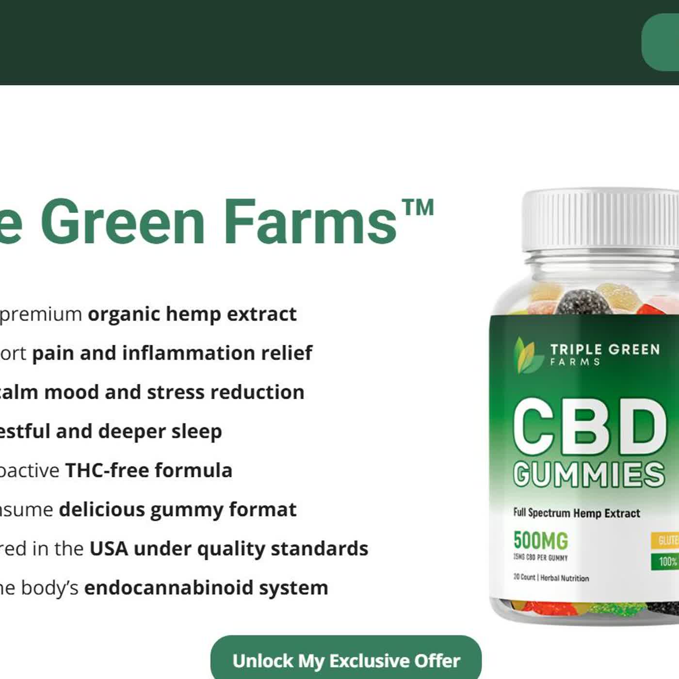 Triple Green Farms CBD Review An Honest Look at Its Effectiveness for Anxiety and Sleep !!!