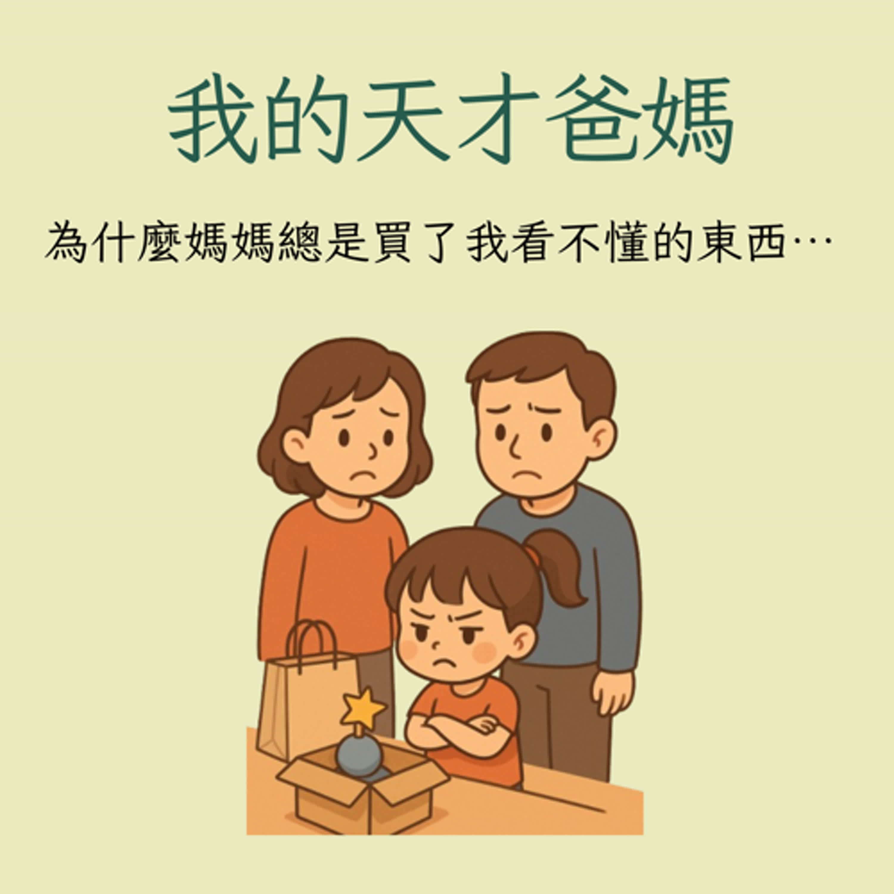 我的天才爸媽EP05_為什麼媽媽總是買了我們看不懂的東西